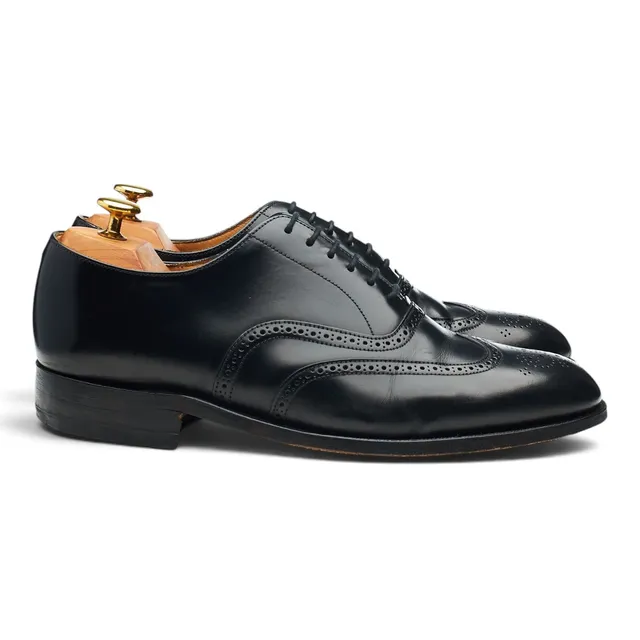 Grenson Perth Oxfords brogues cuir noir 8 UK