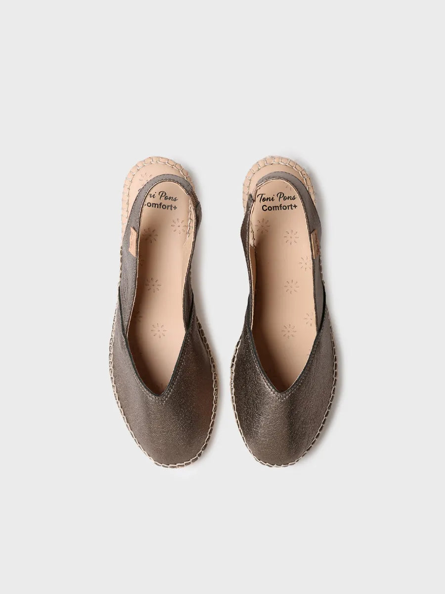 Toni Pons Termal espadrille compensee cuir pied large