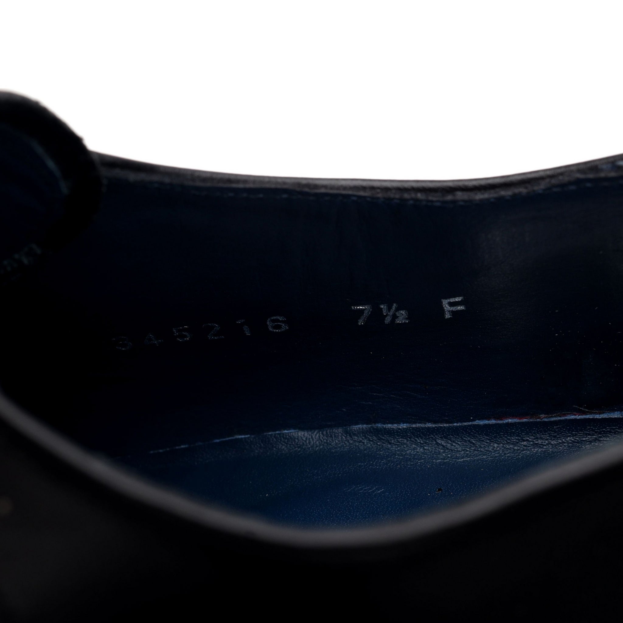 Barker Orlando Derby cuir noir pointure UK 7.5 cousu Goodyear