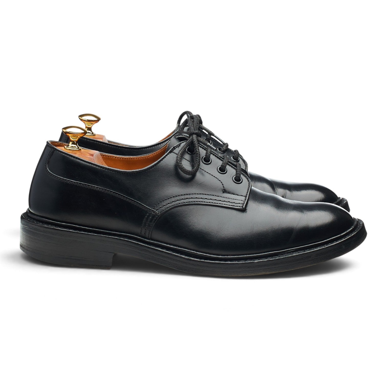 Tricker’s derby cuir noir UK 10 semelle cuir