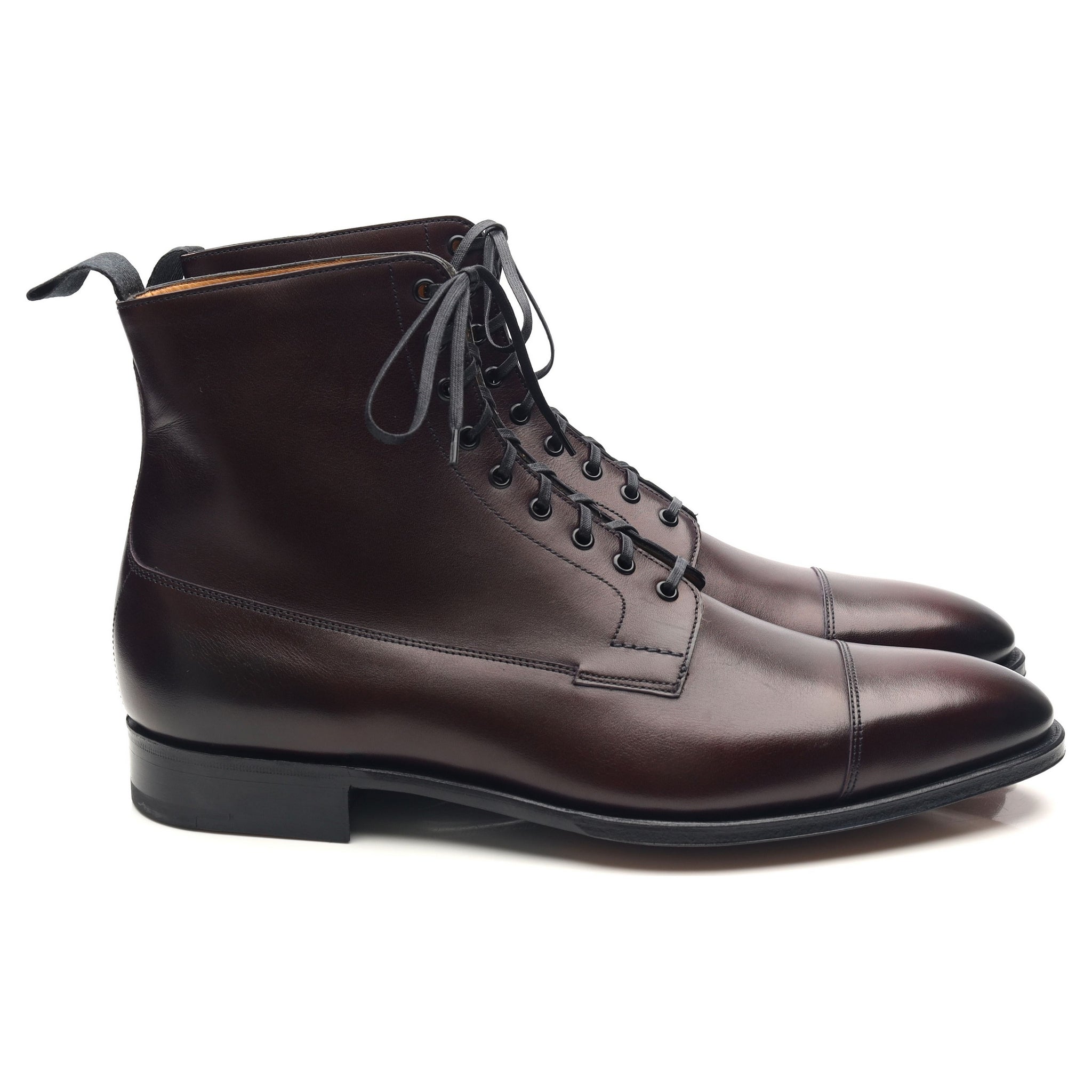 Edward Green Albion bottines cuir bordeaux UK 8