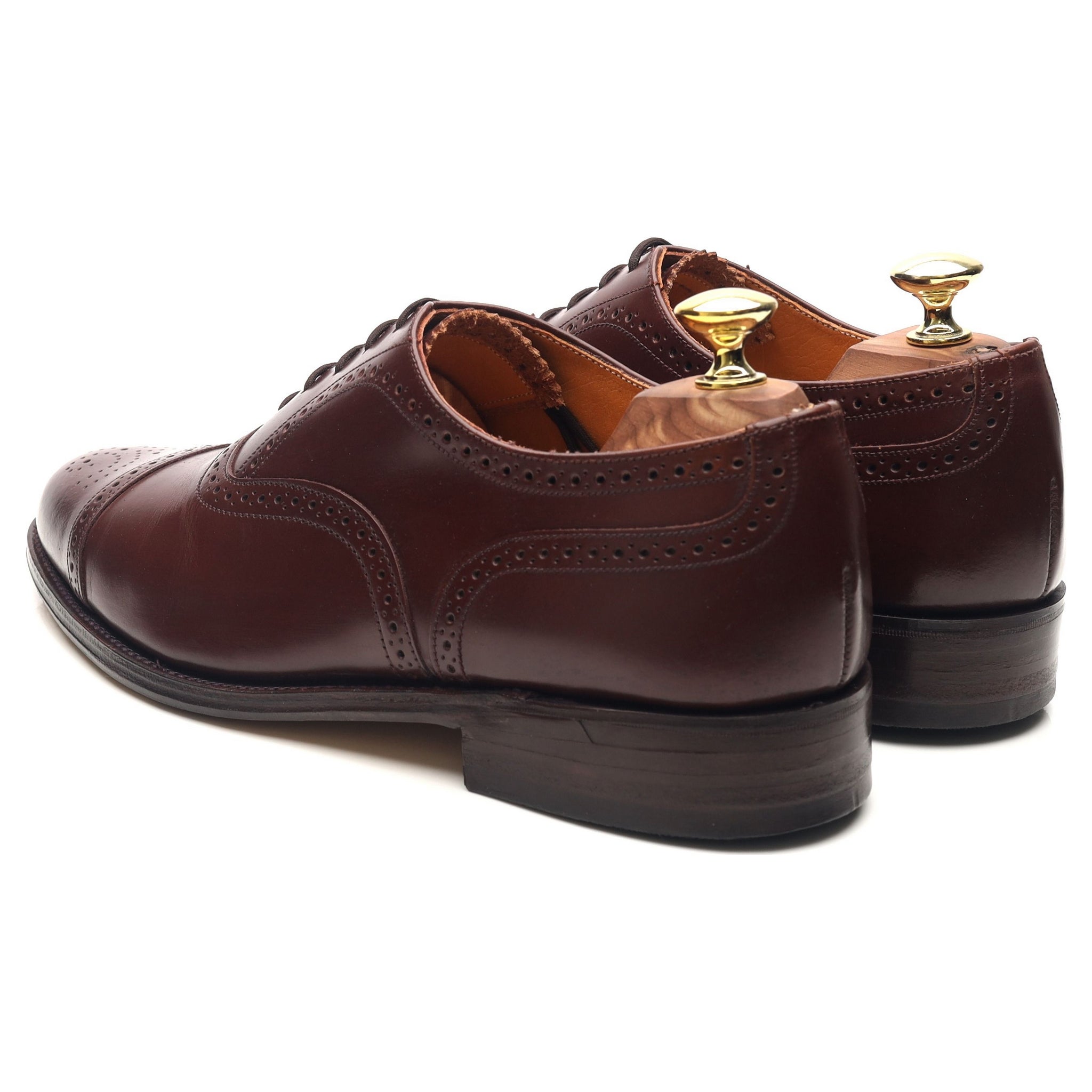 Loake chaussures oxford cuir bordeaux pointure UK 7