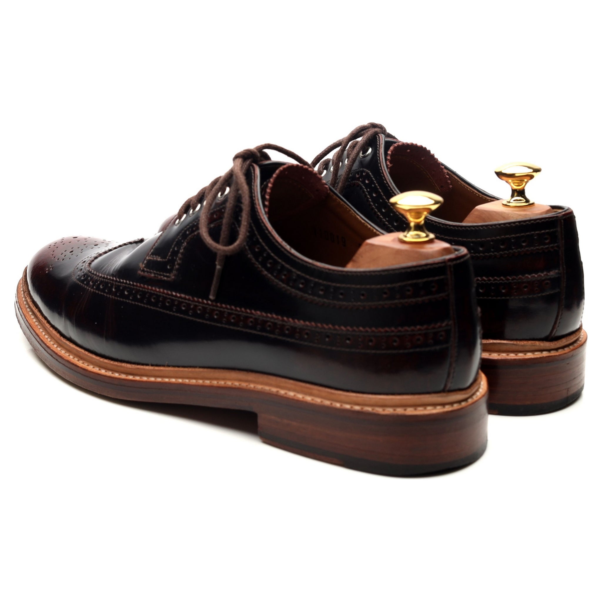 Grenson Sid derby cuir bordeaux 9
