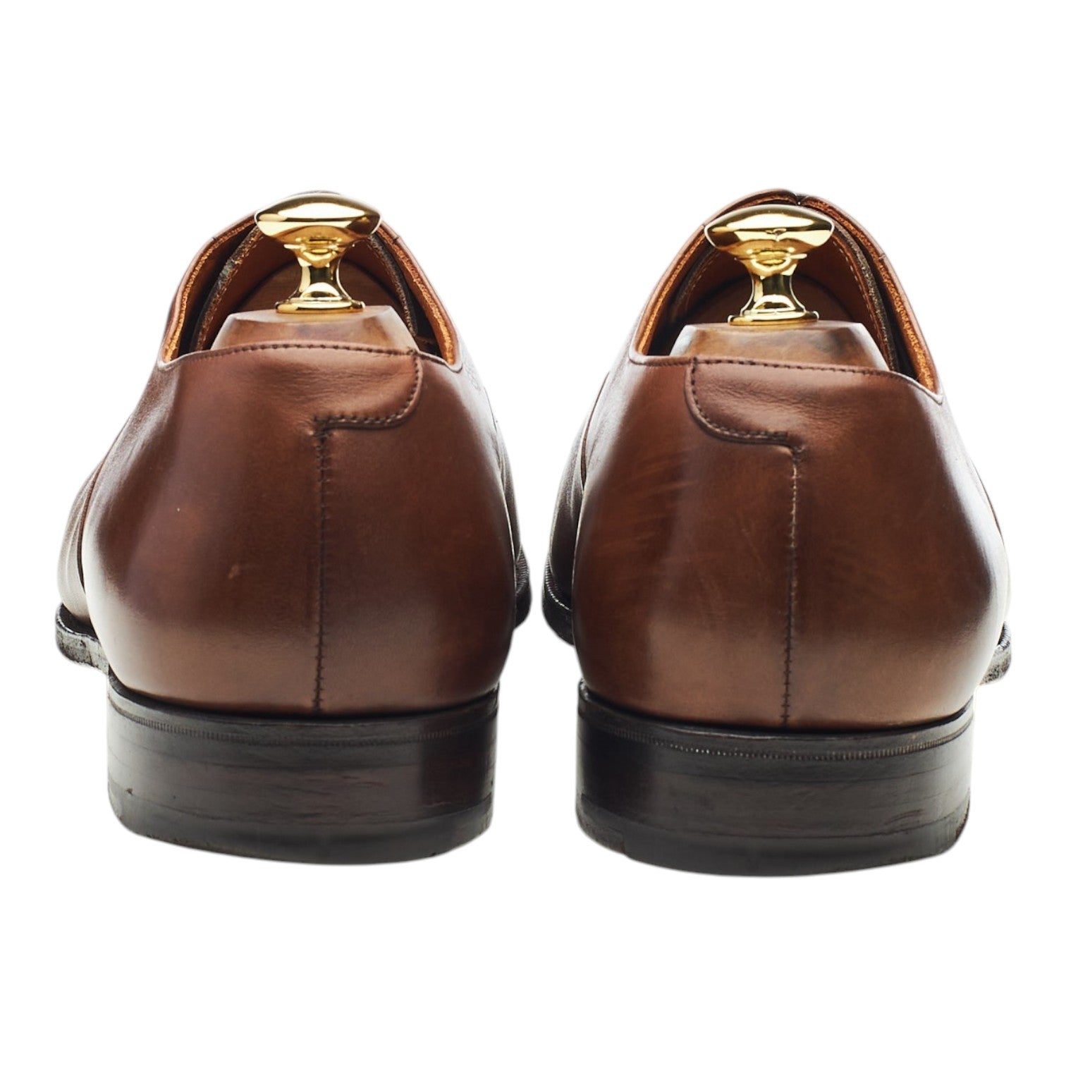 Ralph Lauren oxford cuir marron antique UK 11