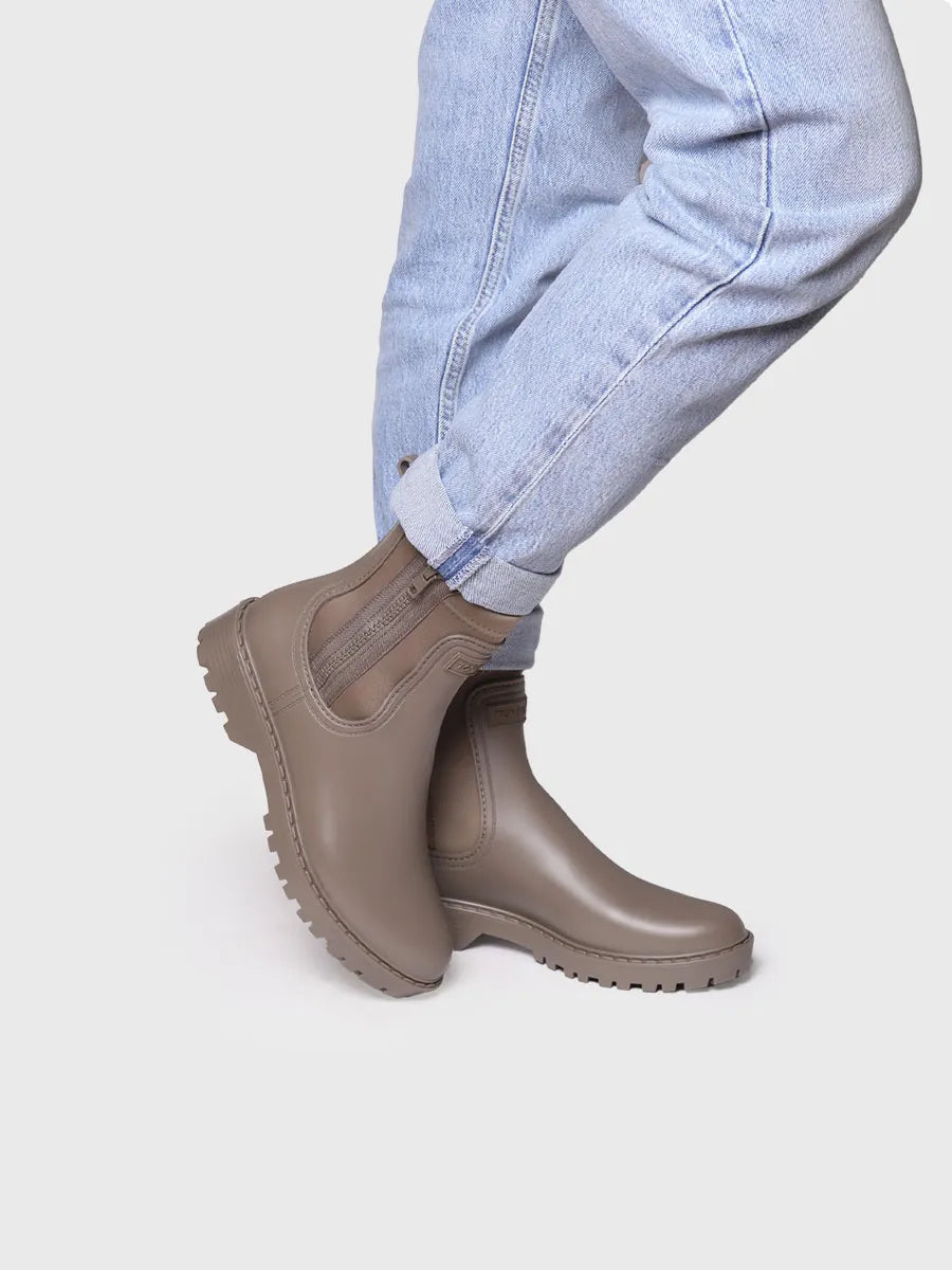 Toni Pons Clais botte pluie femme néoprène taupe