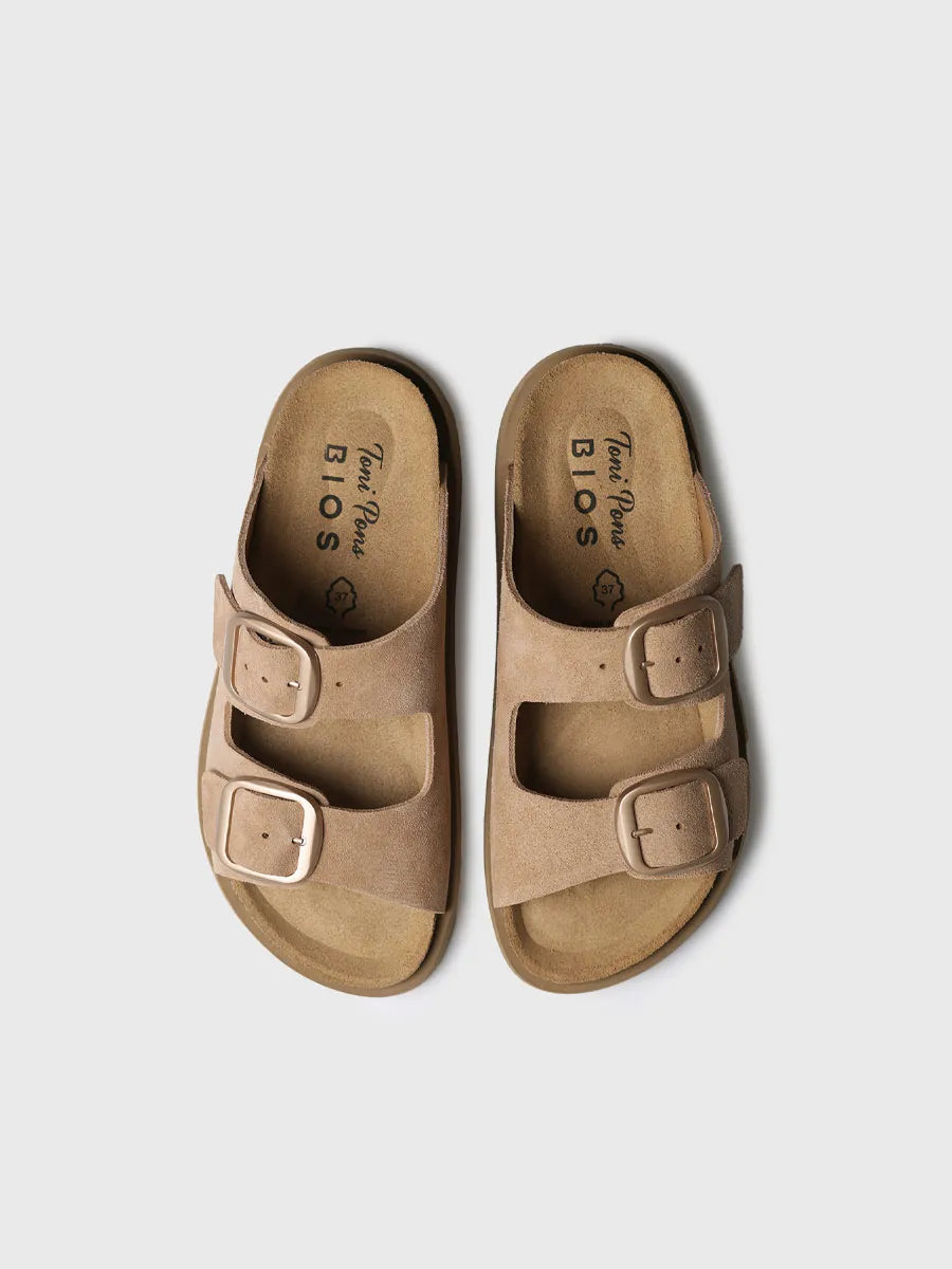 Toni Pons Gonia-QT sandale femme cuir camel boucles