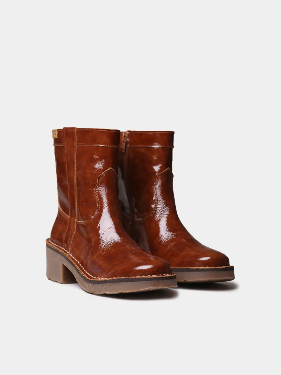 Toni Pons Iris-Ca bottine femme cuir verni zip latéral