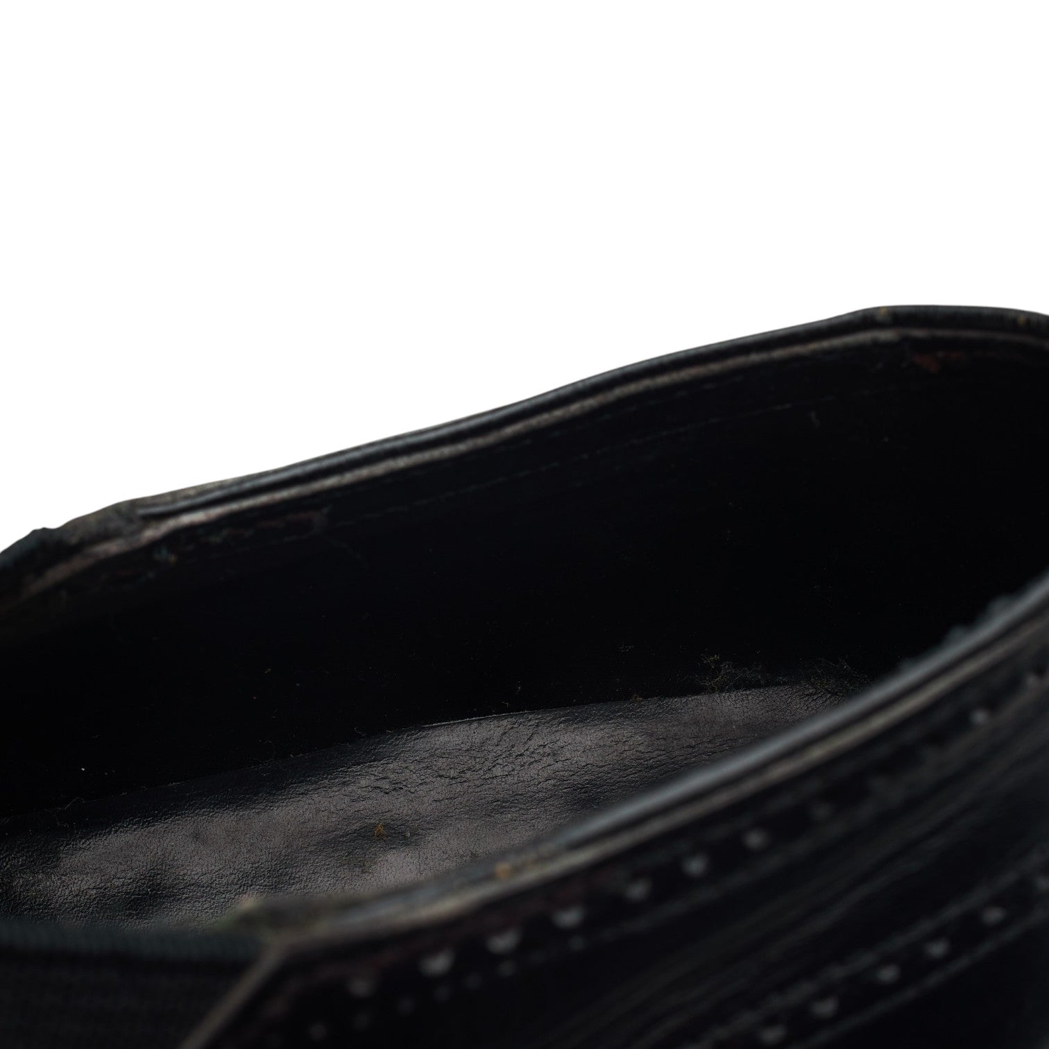 George Cleverley Lazyman mocassin cuir noir UK 6,5