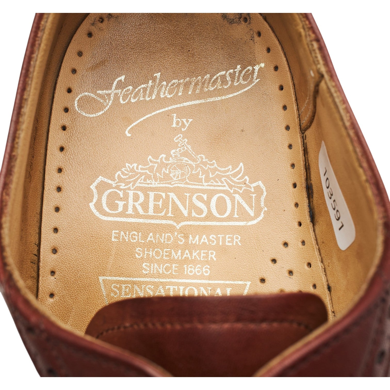 Grenson Oxford brogues cuir marron pointure UK 7.5