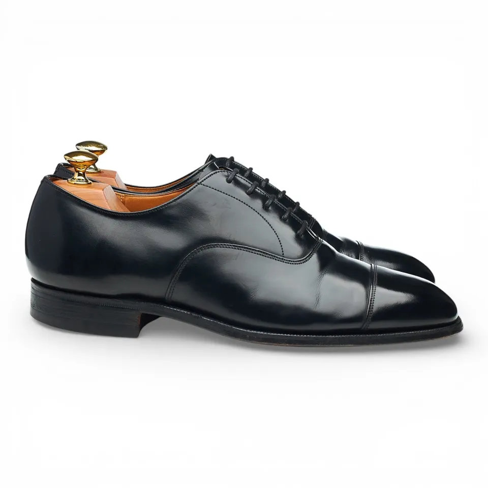 Gordon Scott Morgan oxford cuir noir 8 UK semelle cuir