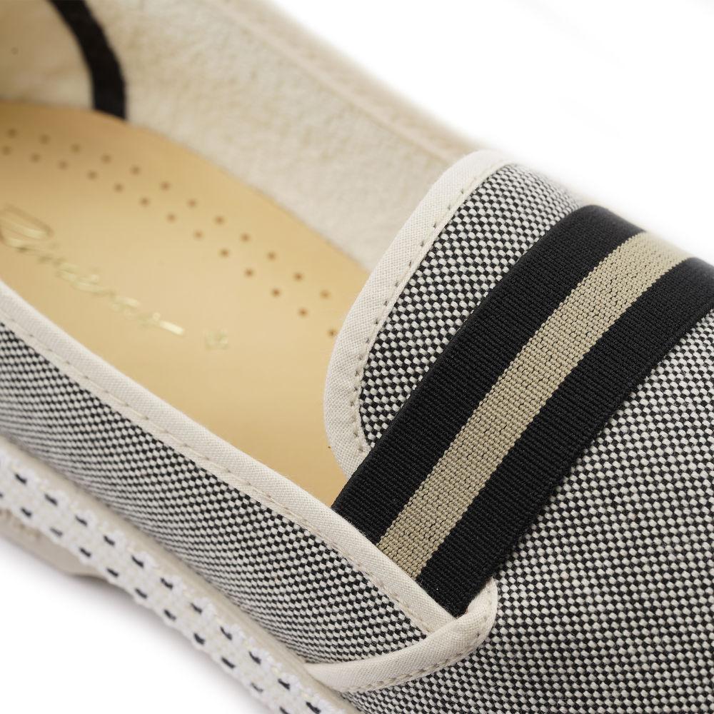 Rivieras Classic College Toile Blackish Espadrilles Gris