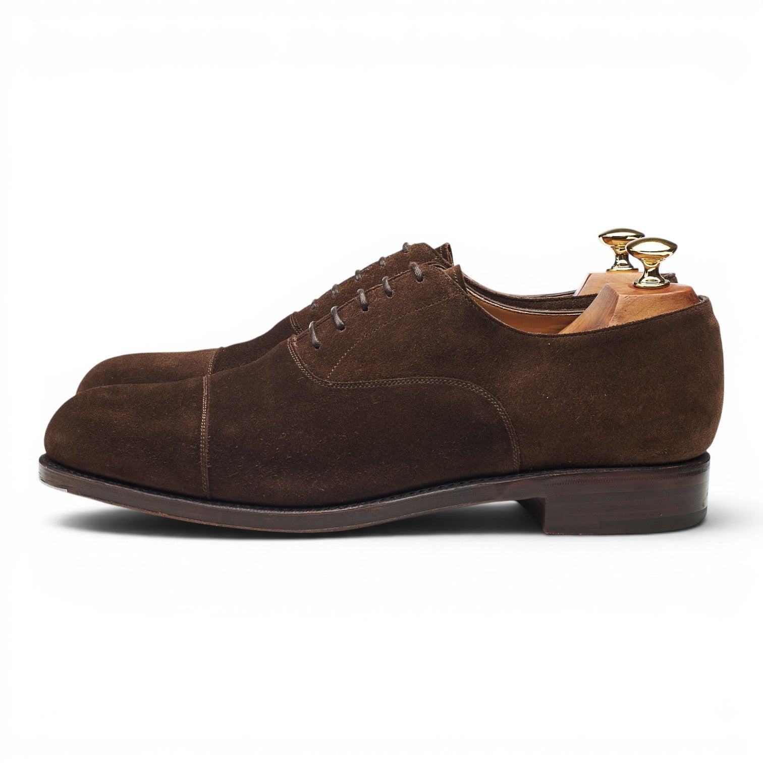 Carmina 732 oxford daim marron foncé UK 9.5