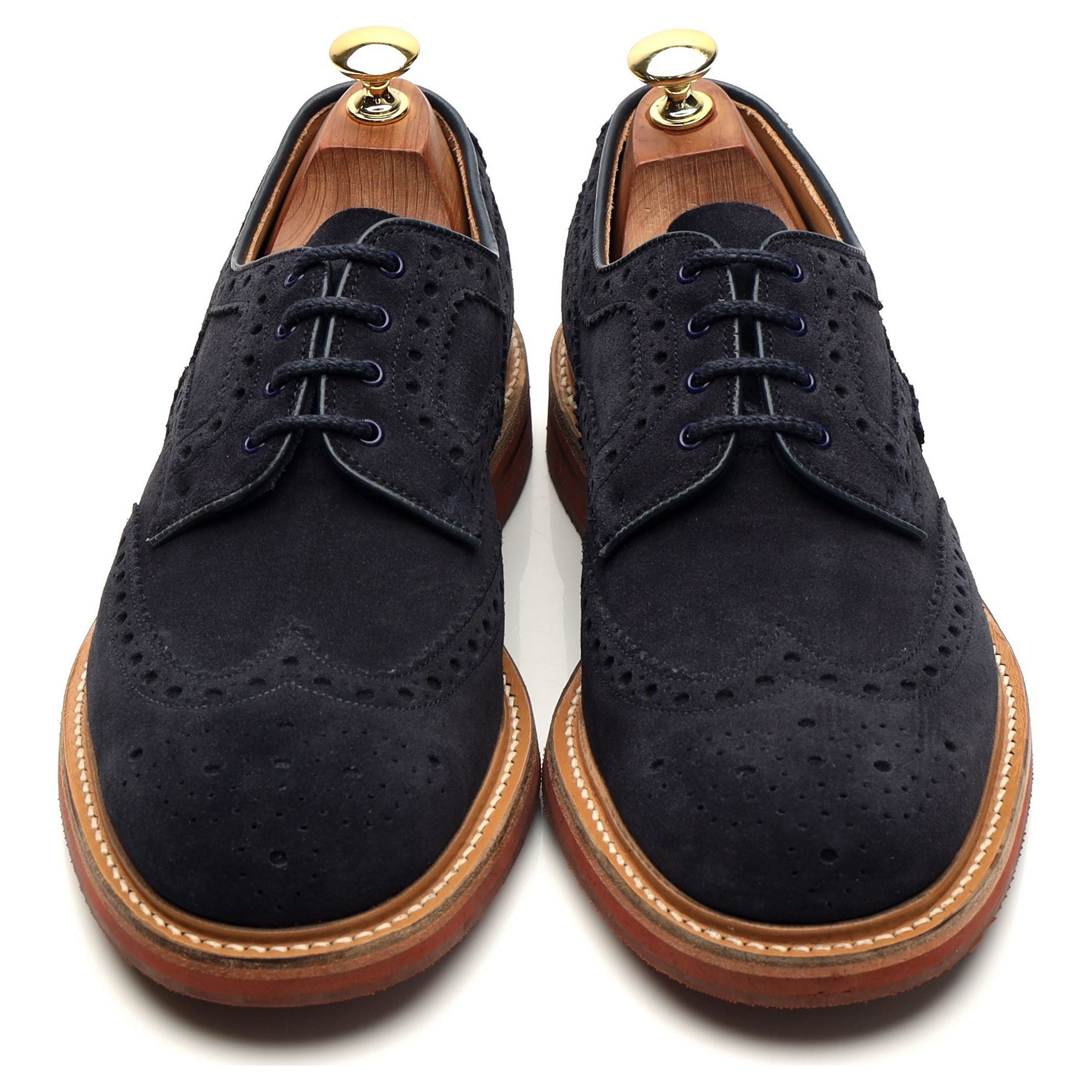 Church’s Orby Derby Brogue Suède Bleu 8
