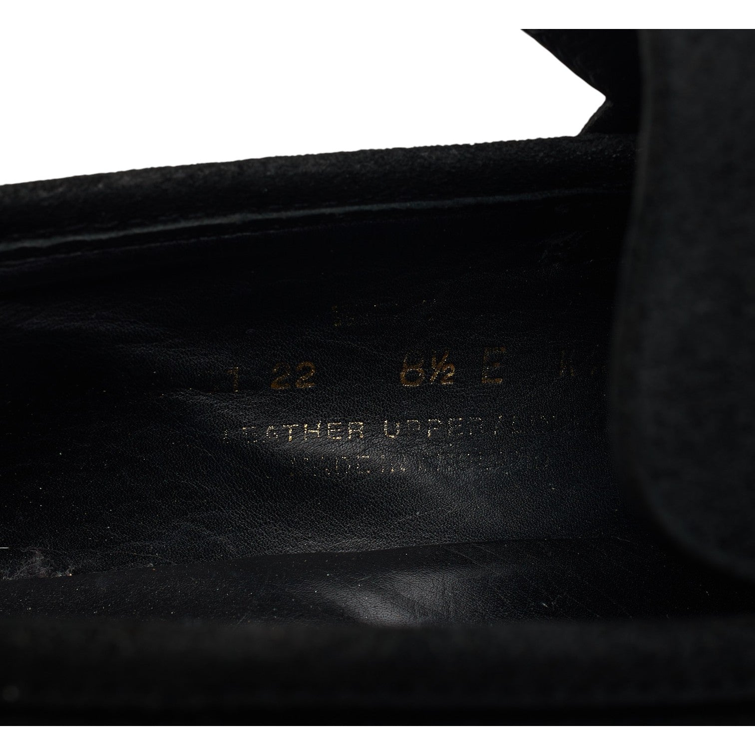 Richard James Walton mocassins suède noir UK 8.5