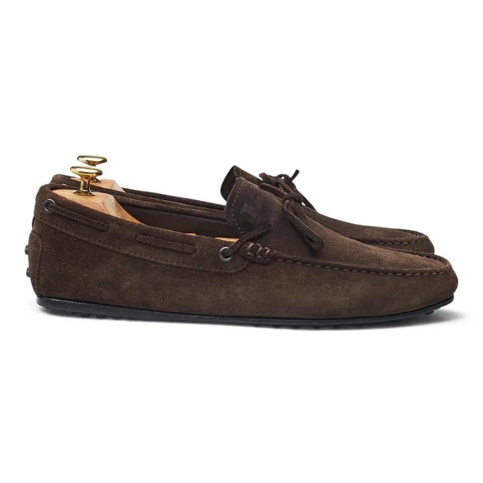 Tod’s Gommino mocassins daim marron 8.5