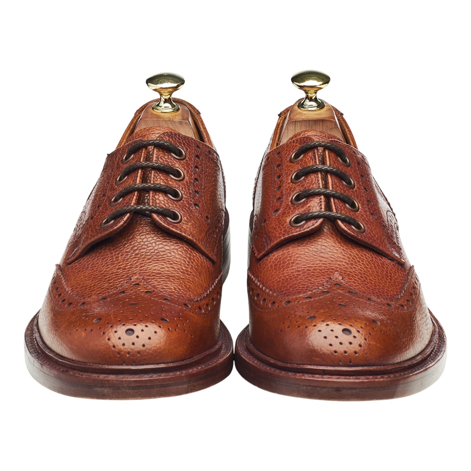 Hoggs of Fife Carnoustie derbies cuir marron UK 7