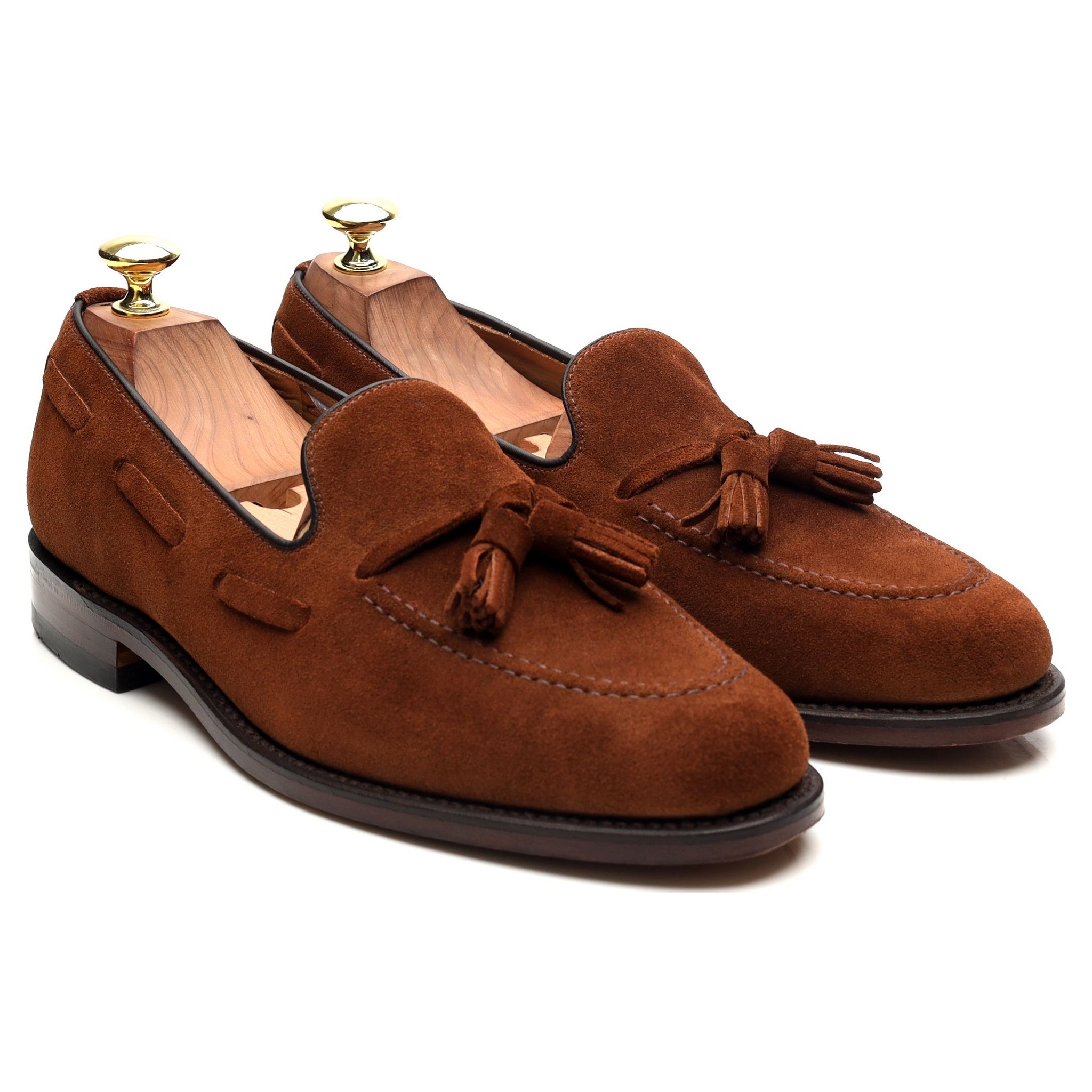 Loake Lincoln mocassins daim marron UK 7.5