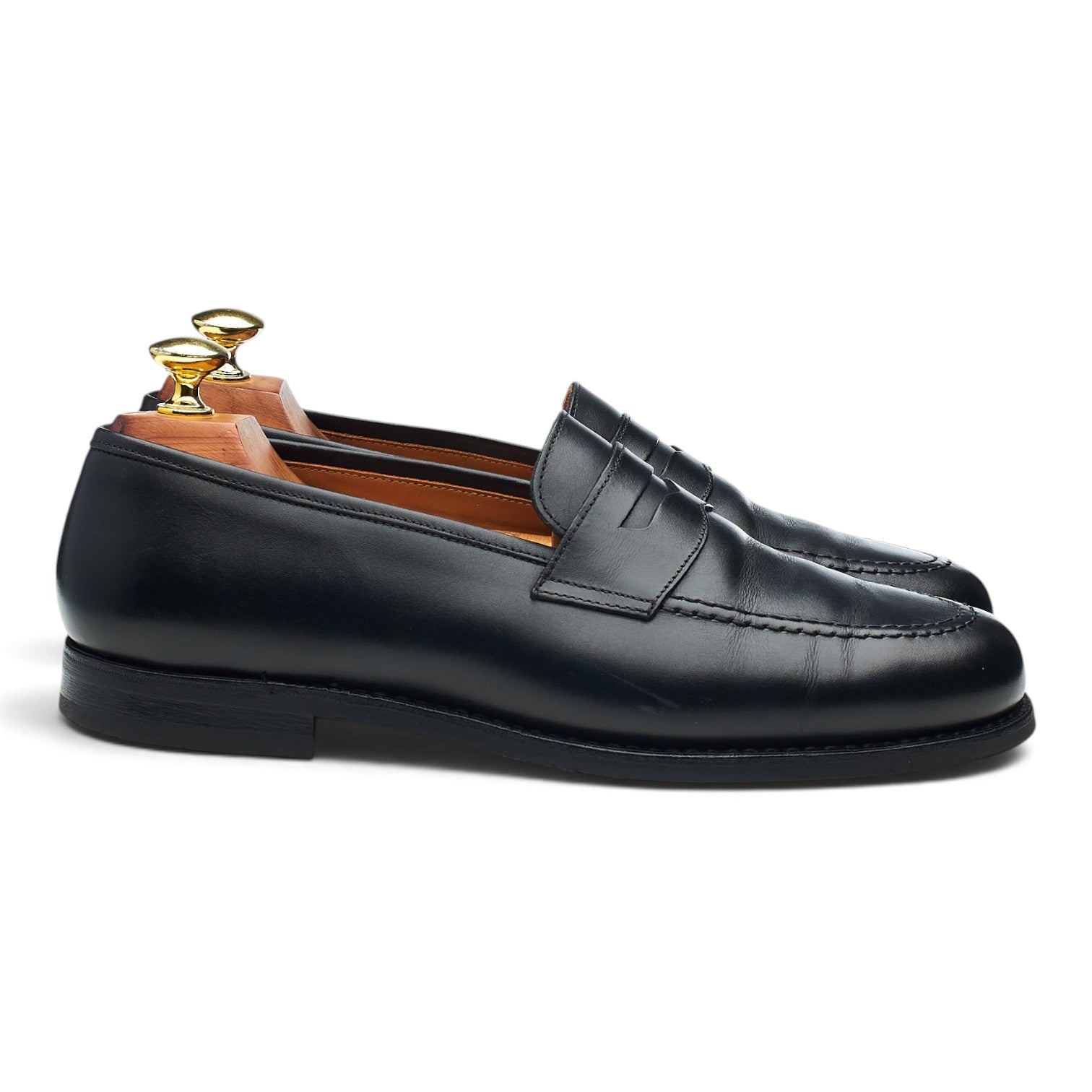 Myrqvist Stenhammar II mocassins cuir noir pointure UK 7.5