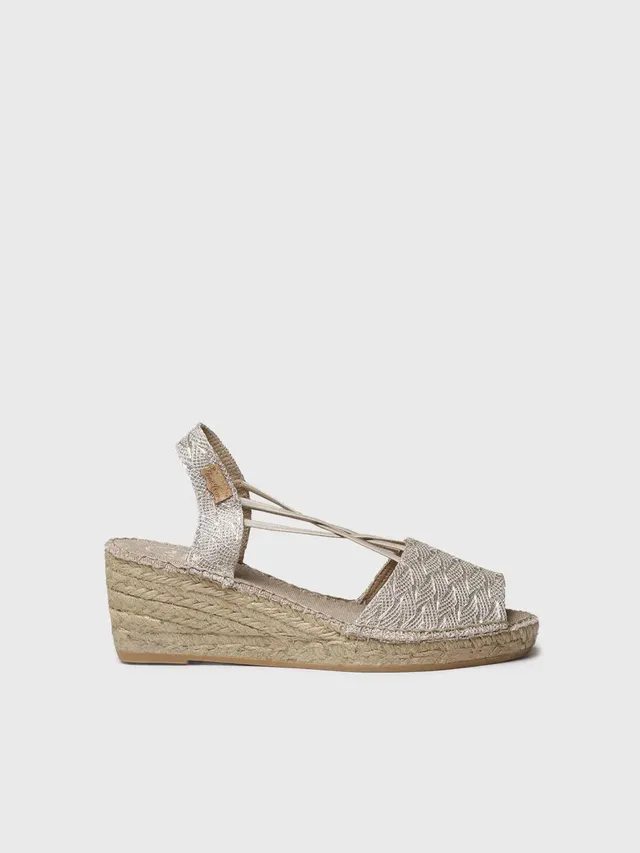 Toni Pons Tess-CG espadrille compensée brillante