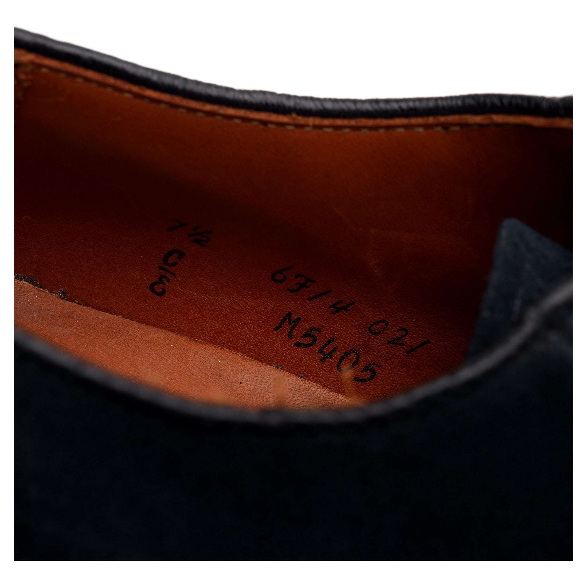 Alden M5405 derby daim bleu marine pointure UK 6.5