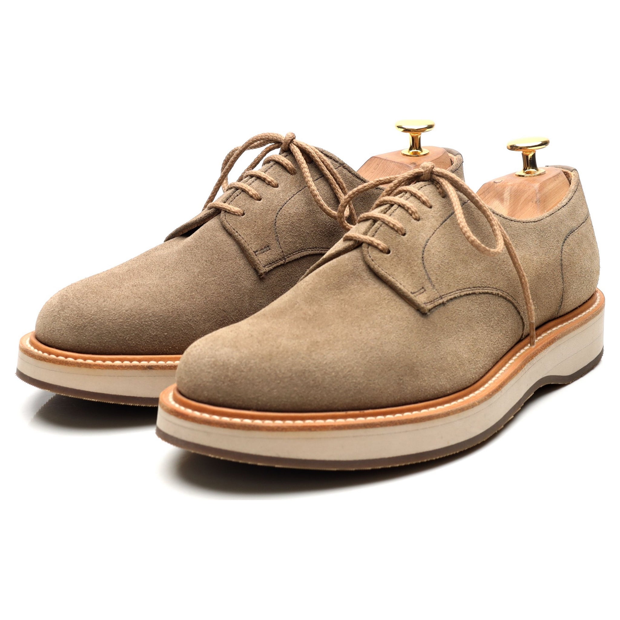 Church's Leyton 2 derby daim pierre UK 6.5