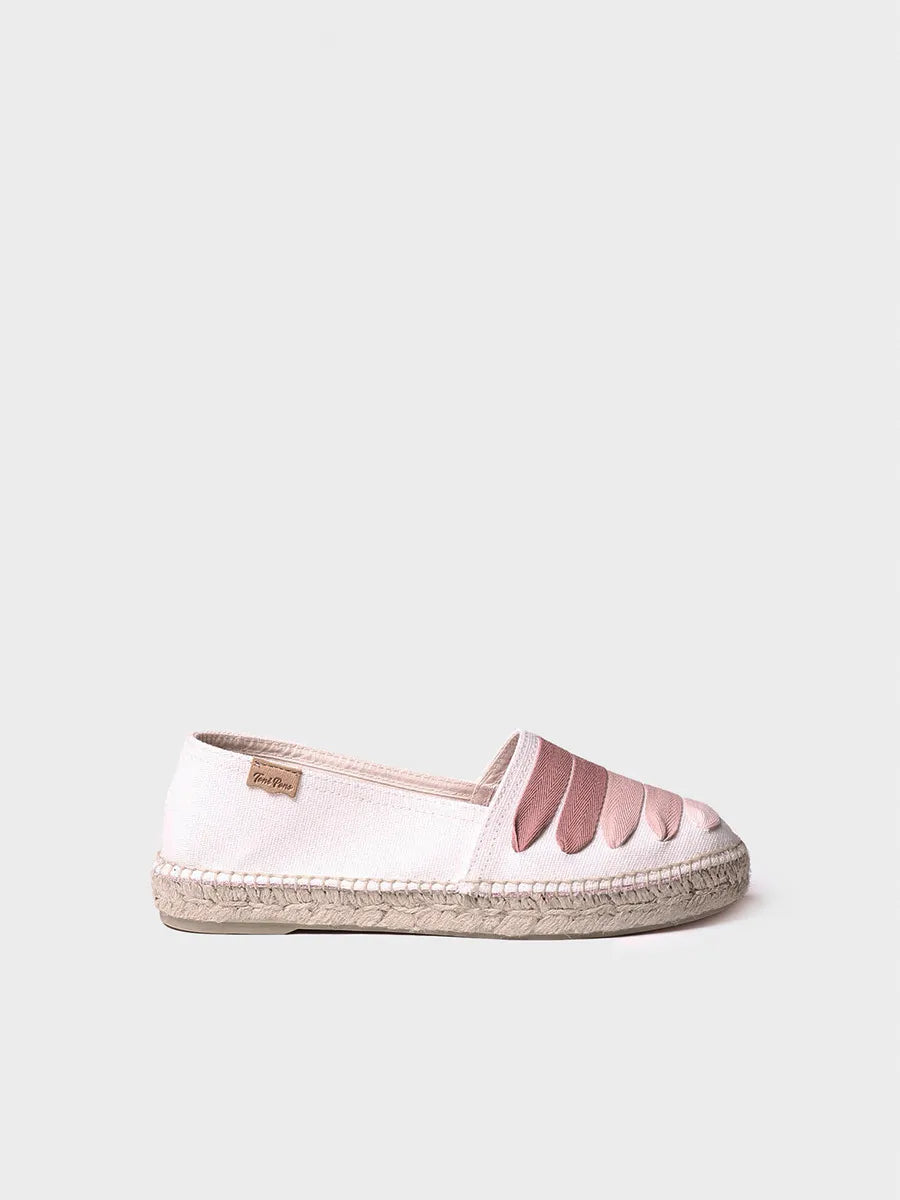 Toni Pons Rose-CM espadrille plate rose vegan
