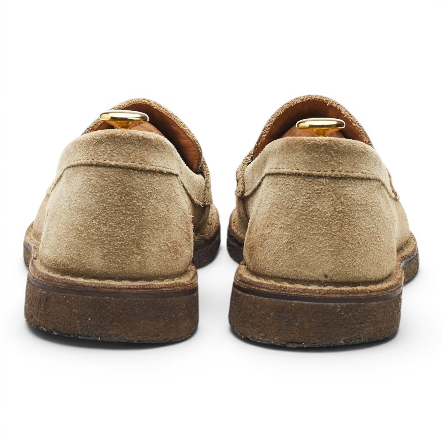 Drake’s Canal mocassin daim sable UK 8