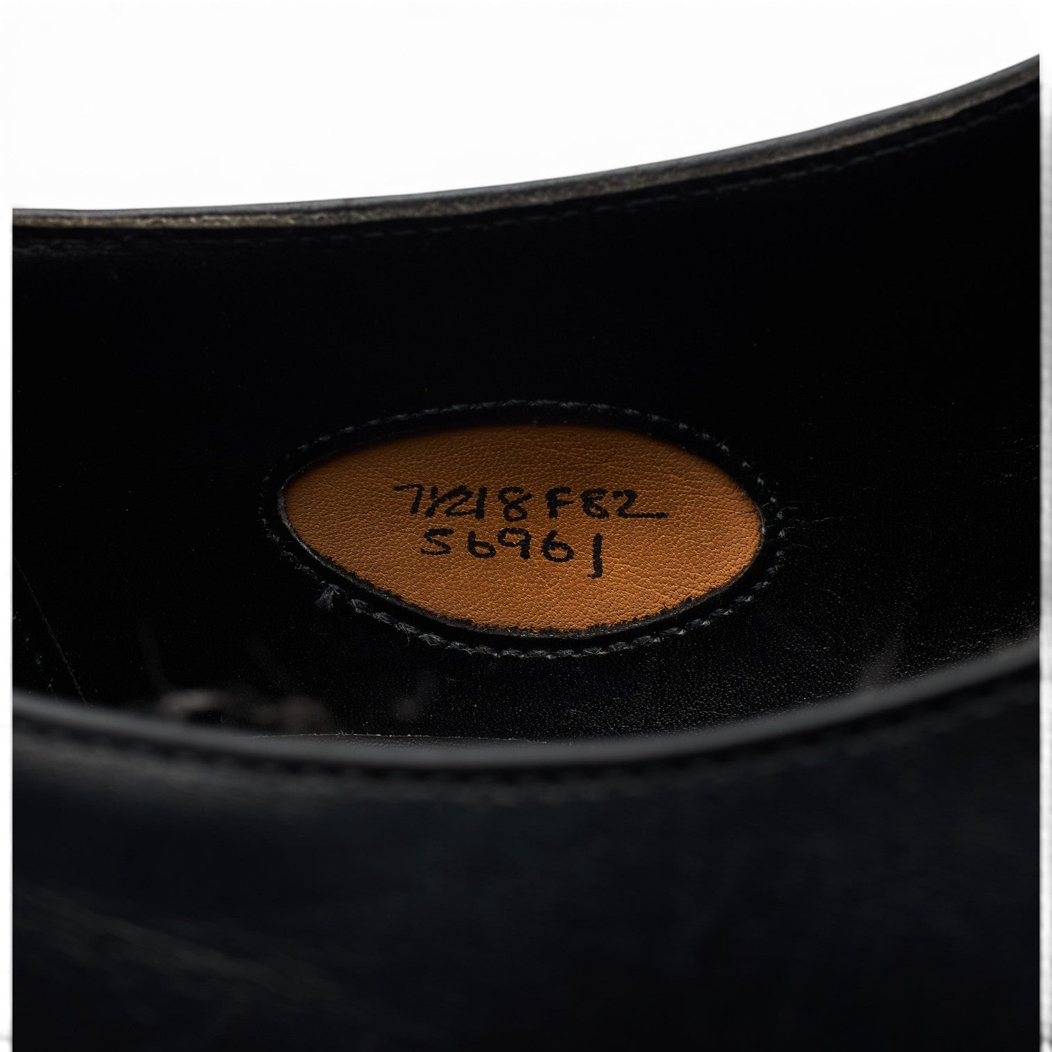 Edward Green Troon monk cuir noir 7.5 UK