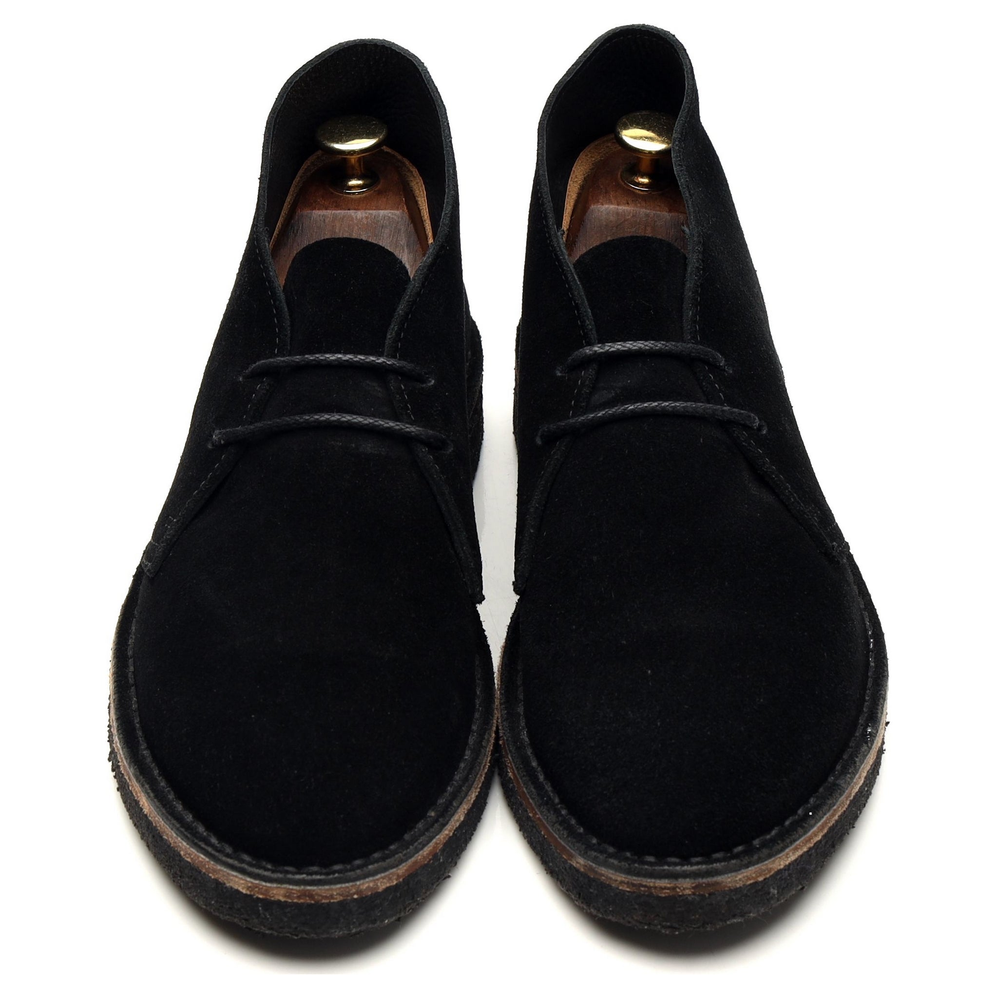 Anglo-Italian Chukka Boots Suède Noir UK 7.5