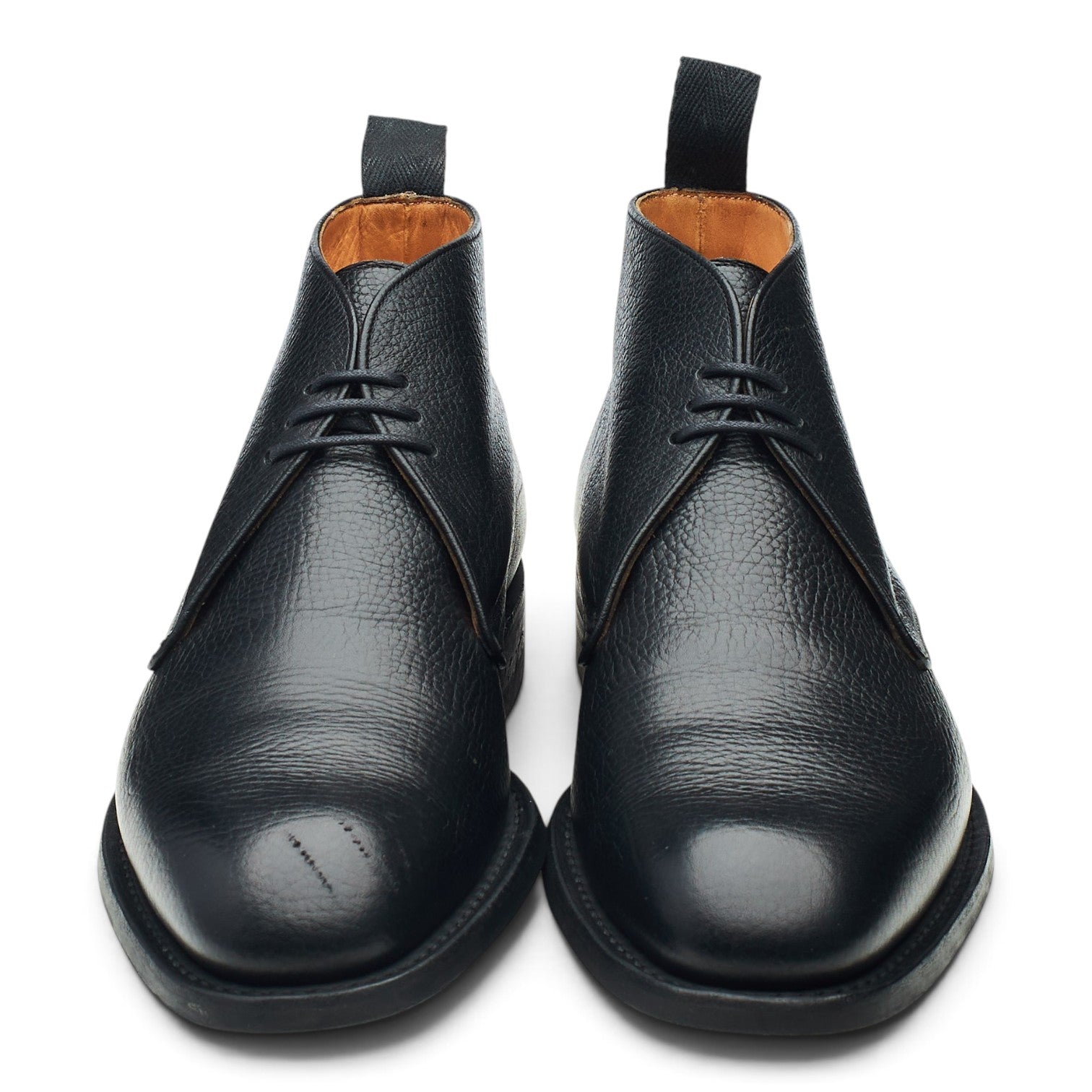 Cheaney Jackie boots chukka noir pointure UK 8 cuir grainé