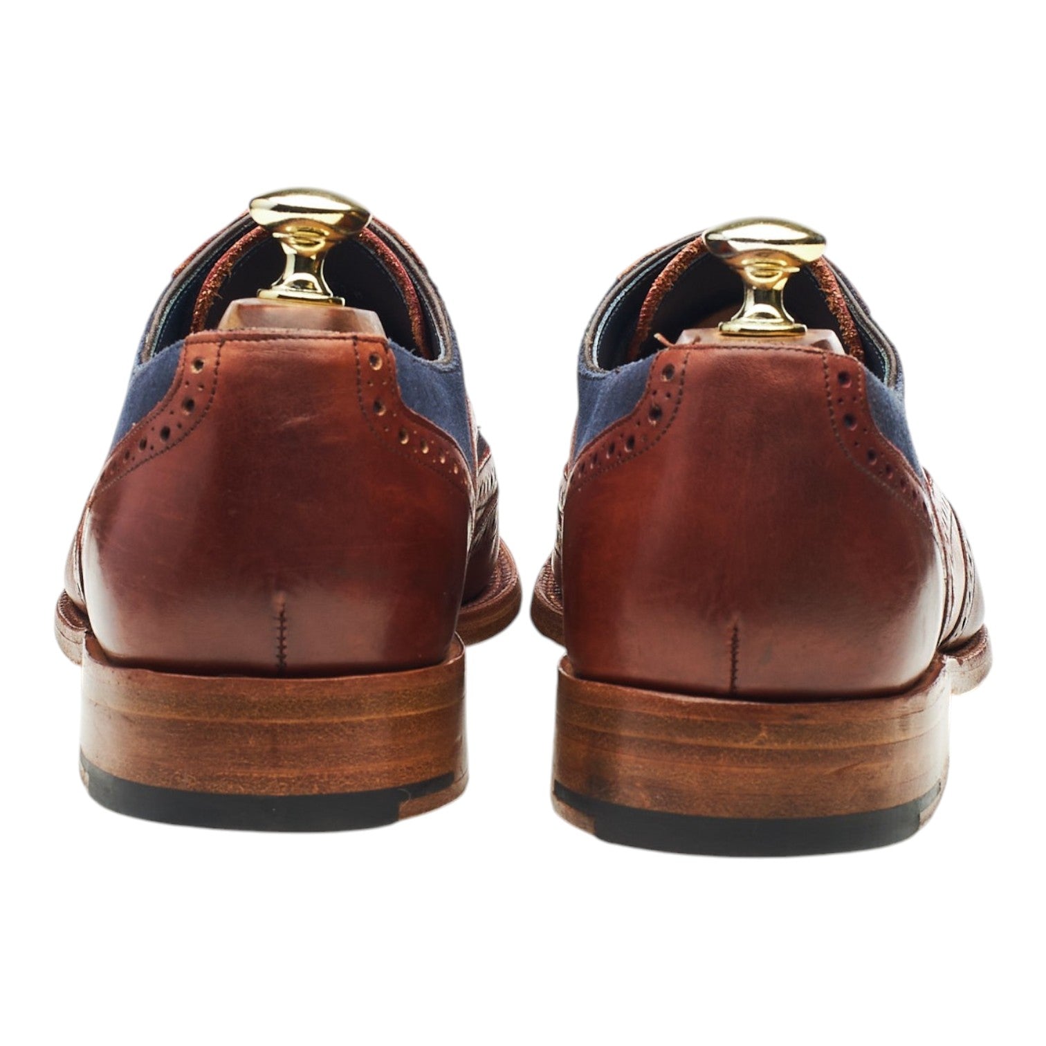 Barker McClean oxford cuir marron pointure 7 UK