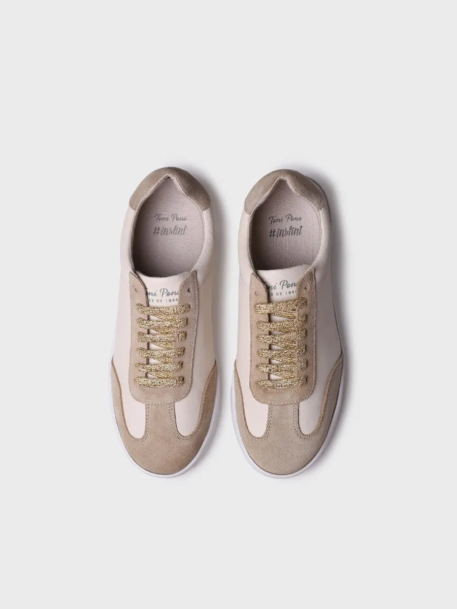 Toni Pons Naida sneakers cuir beige pointure 35-42