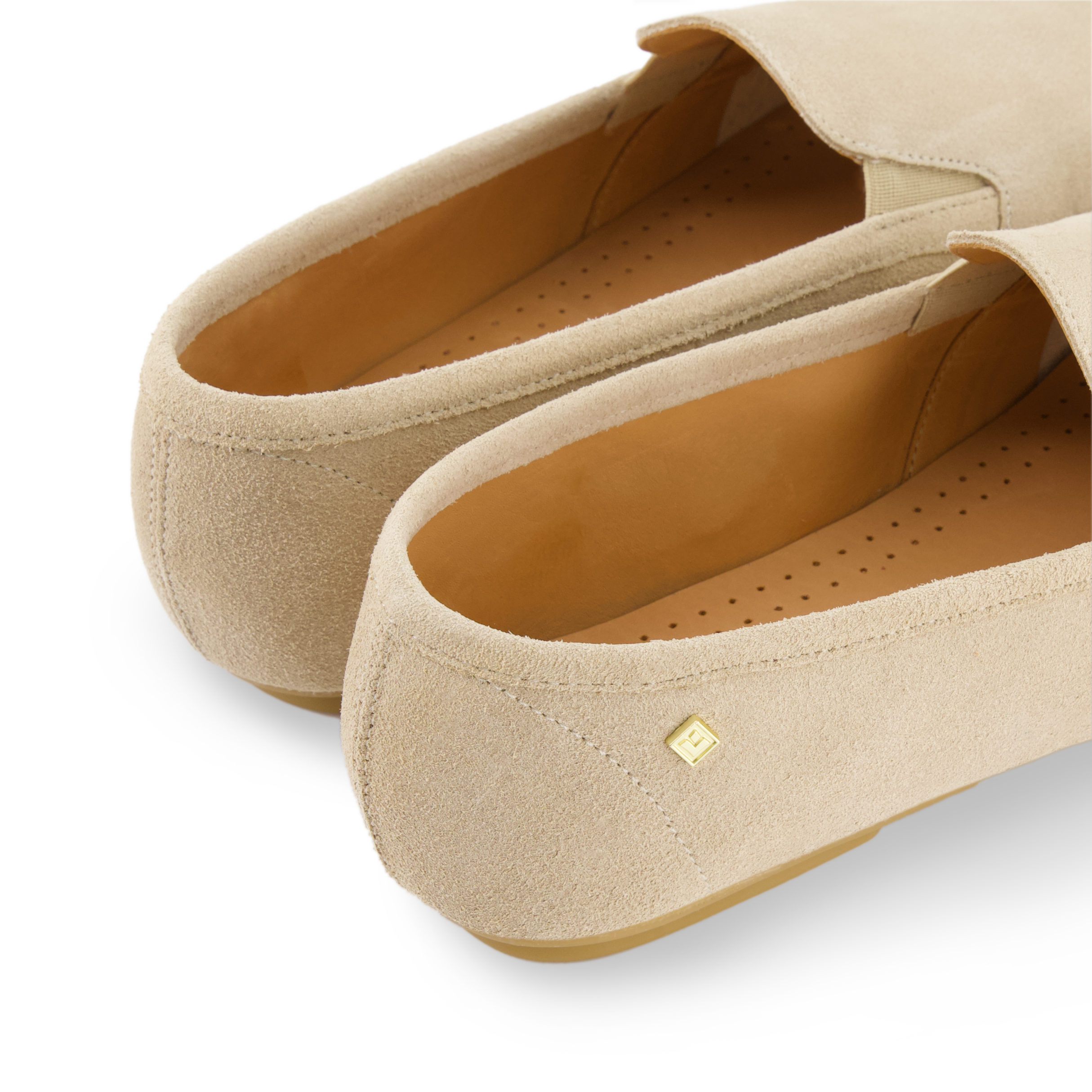 Rivieras Jazz espadrilles suède tressé écru