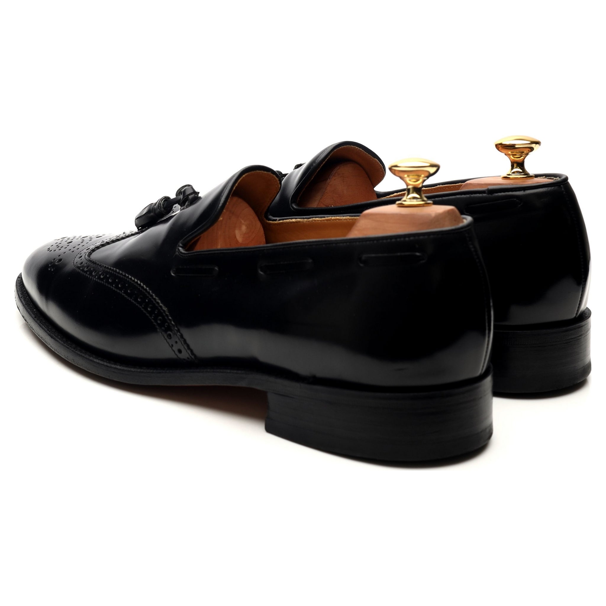 Barker Clive mocassins cuir noir UK 10,5 homme