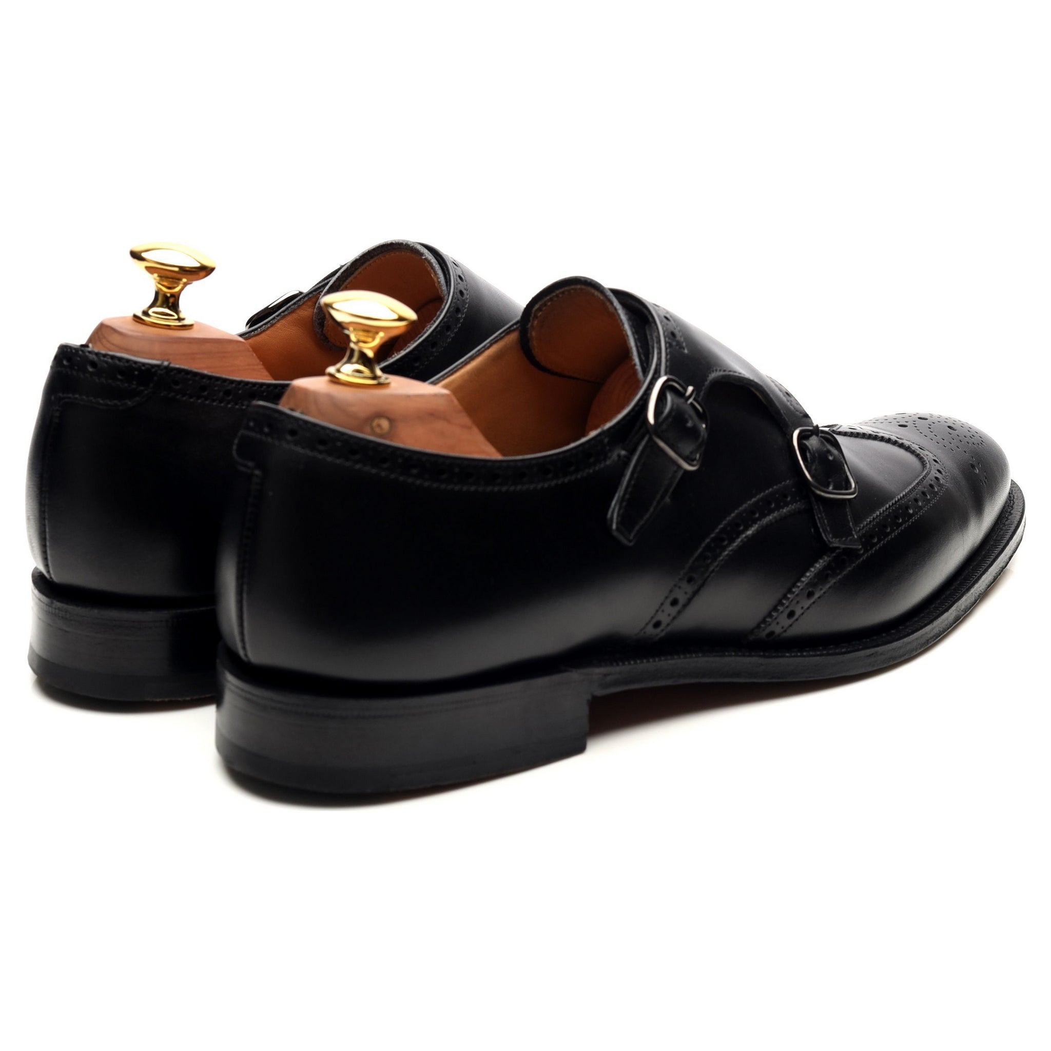 Church’s Chicago chaussures monk cuir noir UK 6,5
