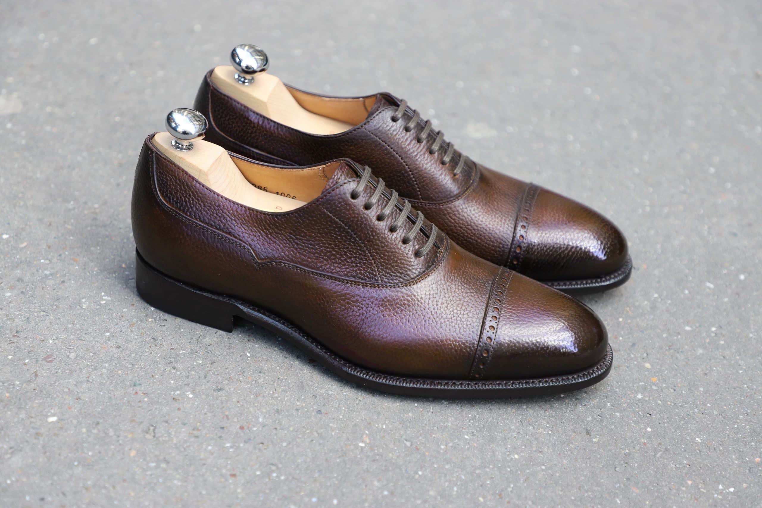 Malfroid Astoria oxford cuir grainé