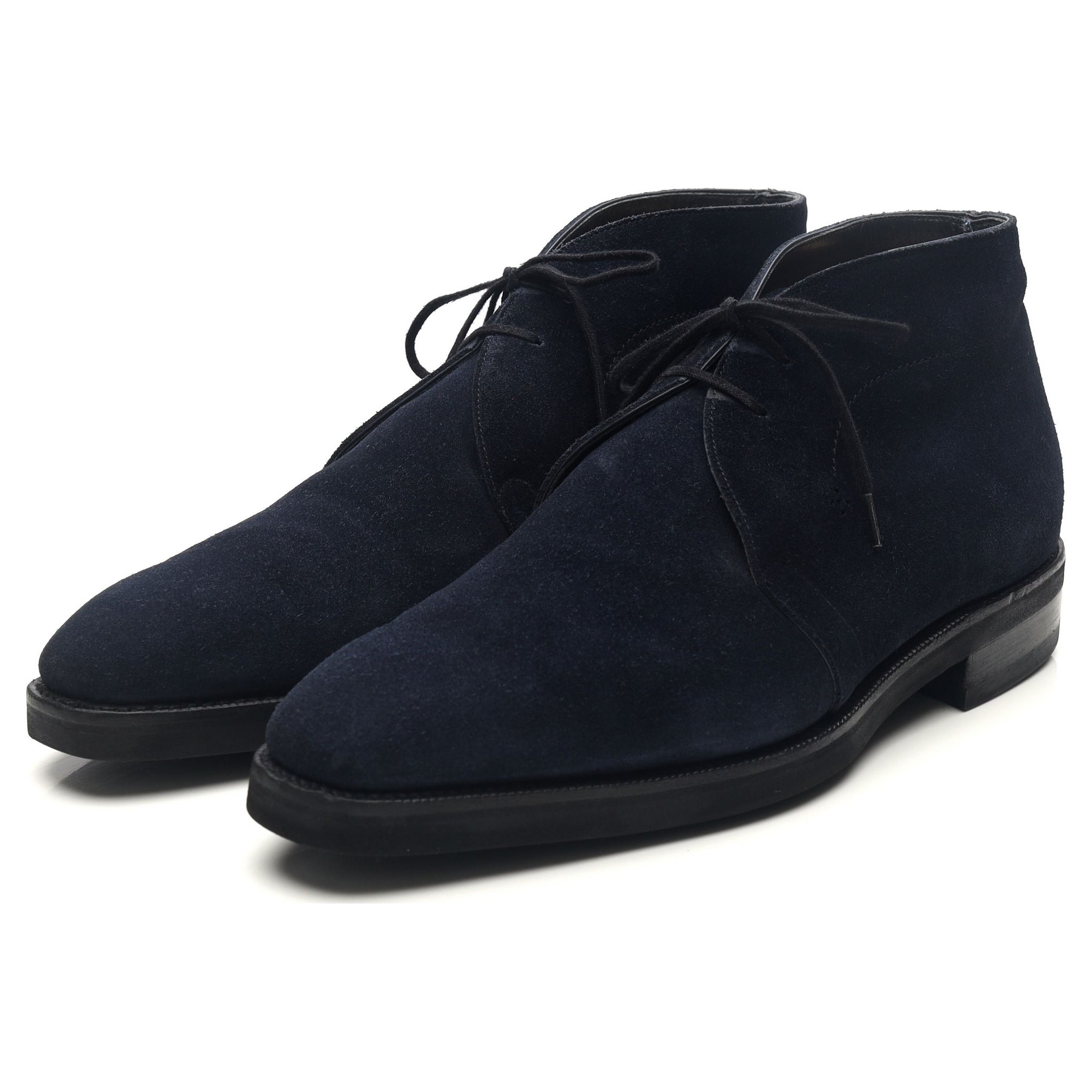 Norman Vilalta boots chukka suède bleu UK 8.5
