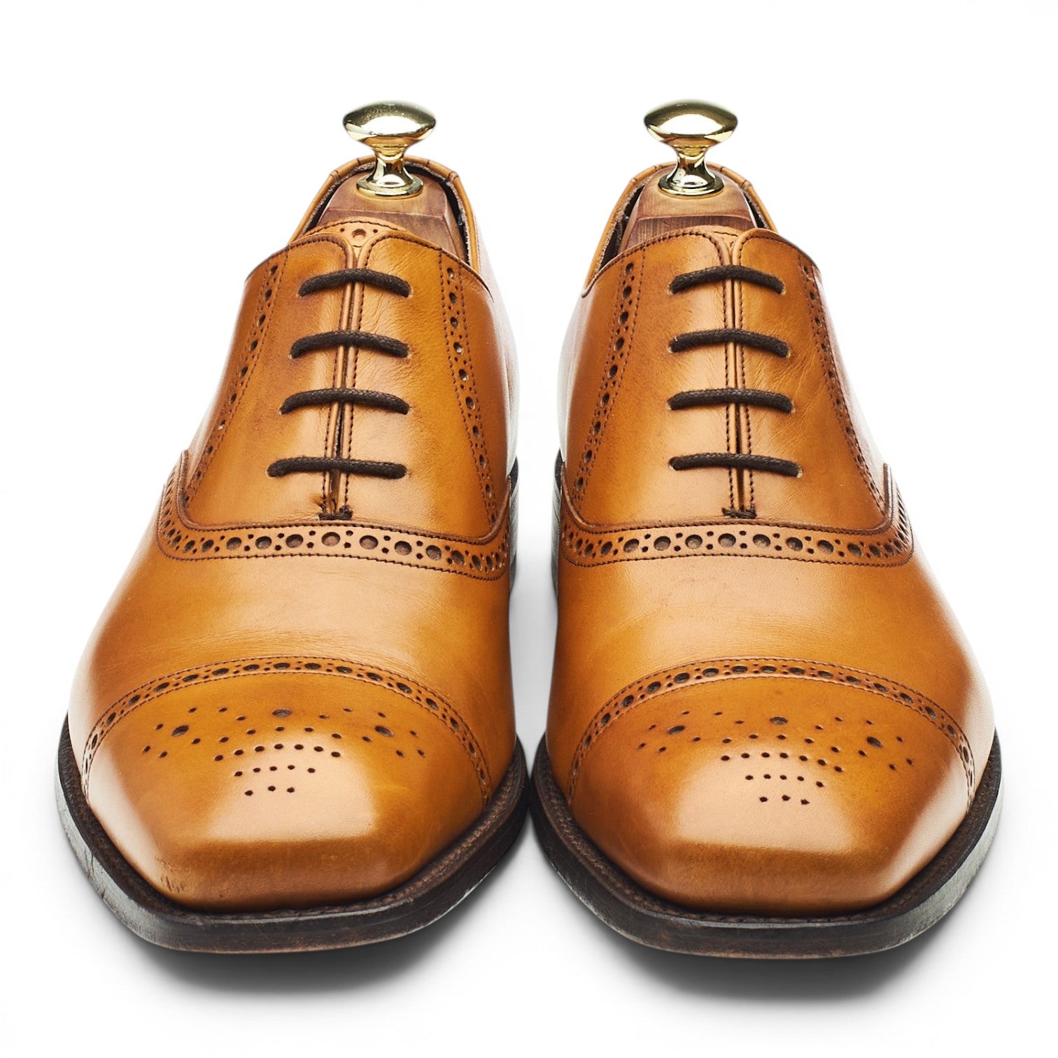 Barker Flynn oxford brogues cuir marron UK 7.5