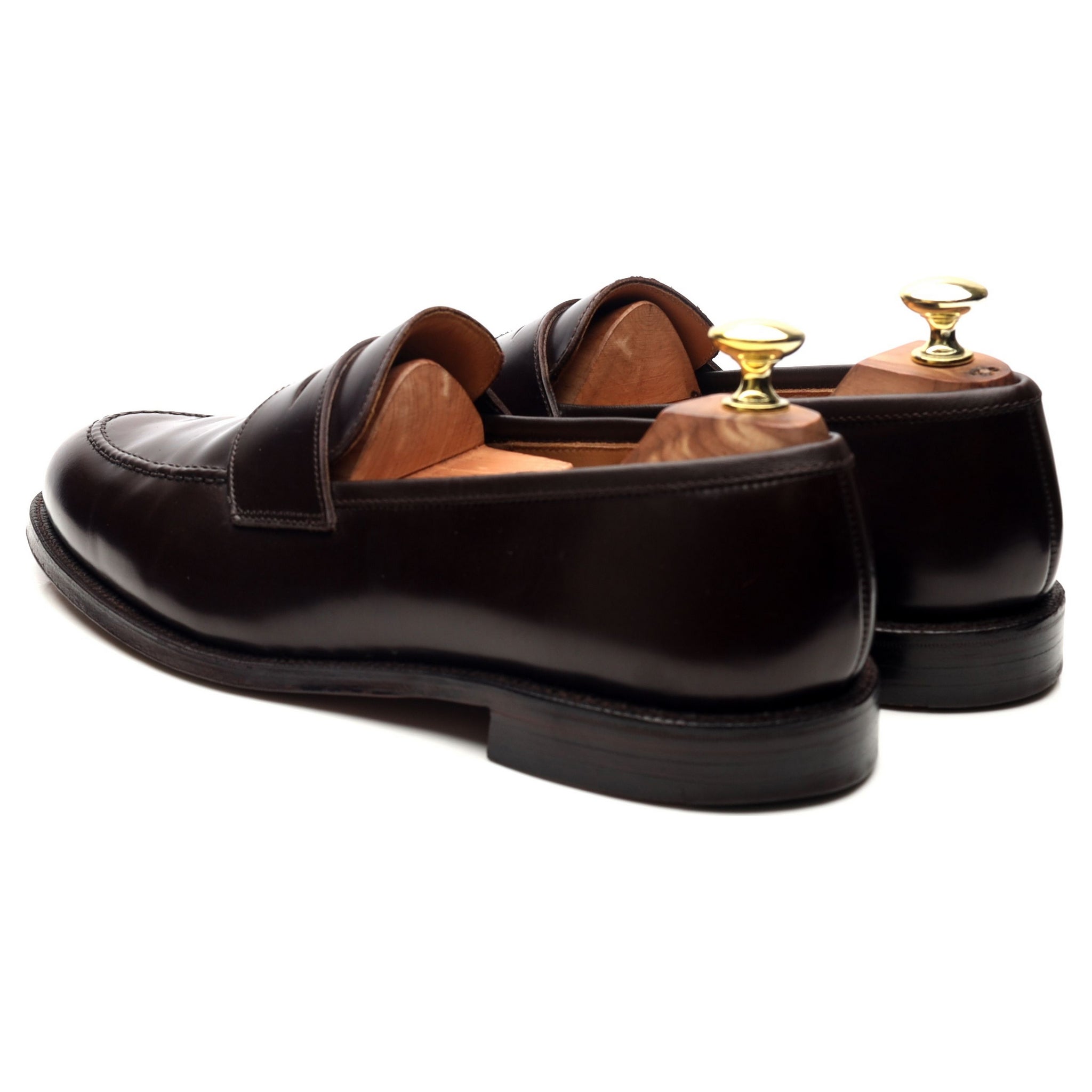 Crockett & Jones Henley 3 mocassins cuir bordeaux 7,5 UK
