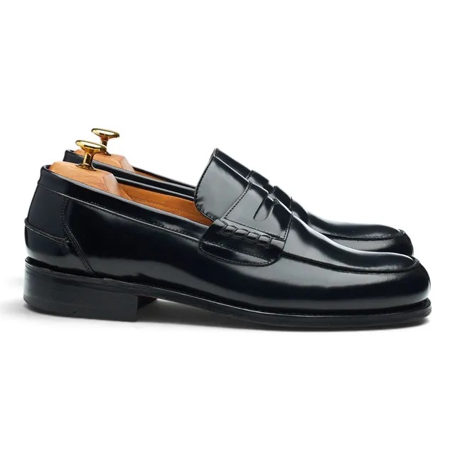 Barker Florence mocassin cuir noir 8 G