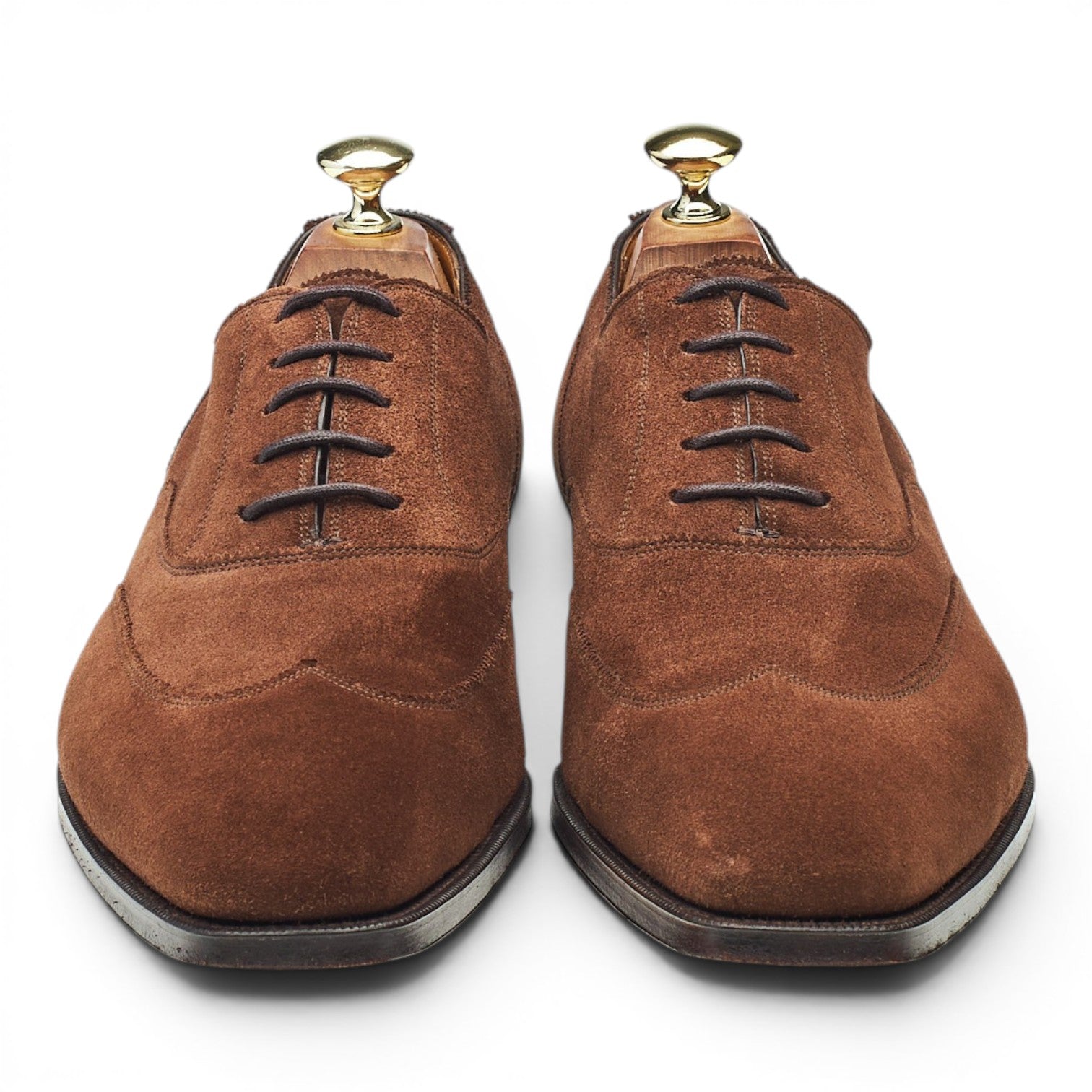 Gaziano & Girling Connaught richelieu daim marron UK 8