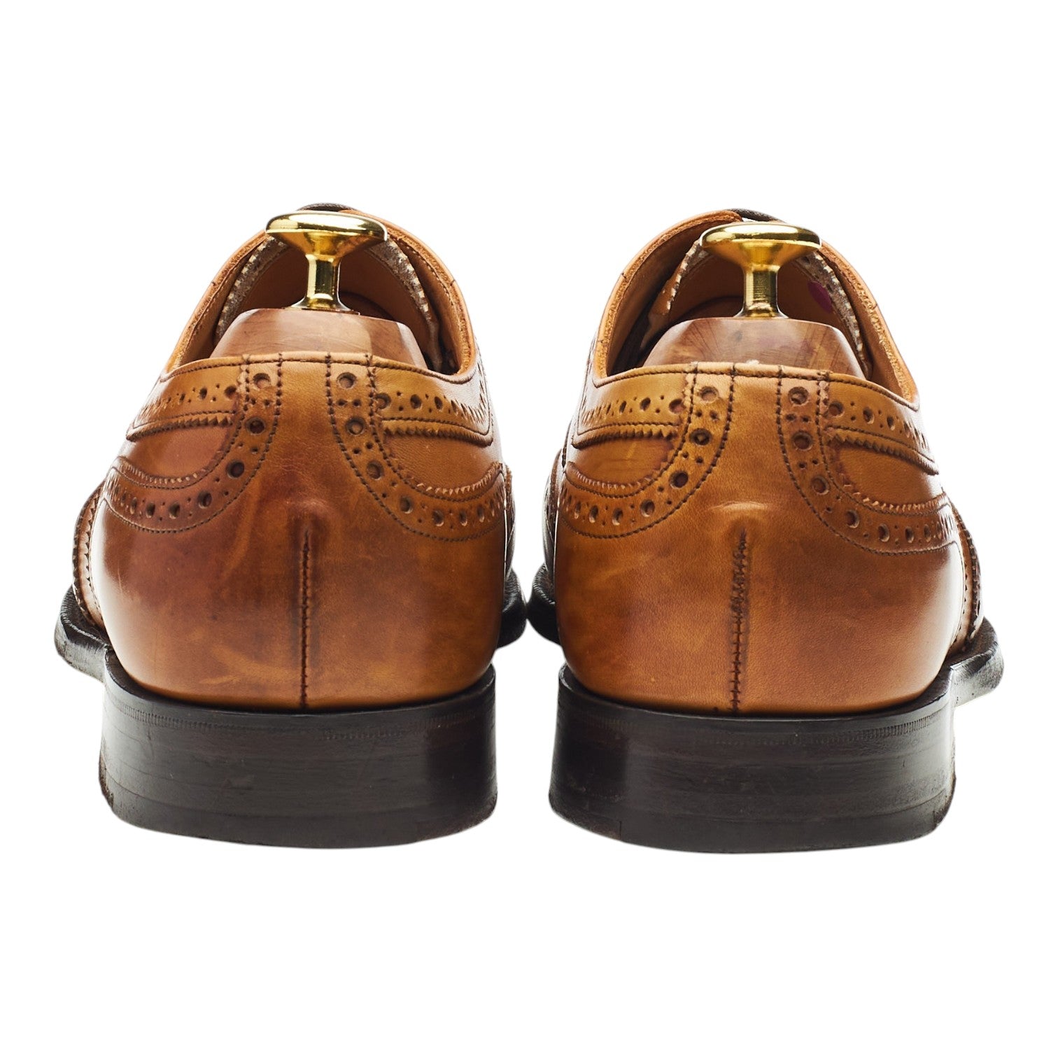 Cheaney Gilmour richelieu brogue cuir tan pointure UK 8