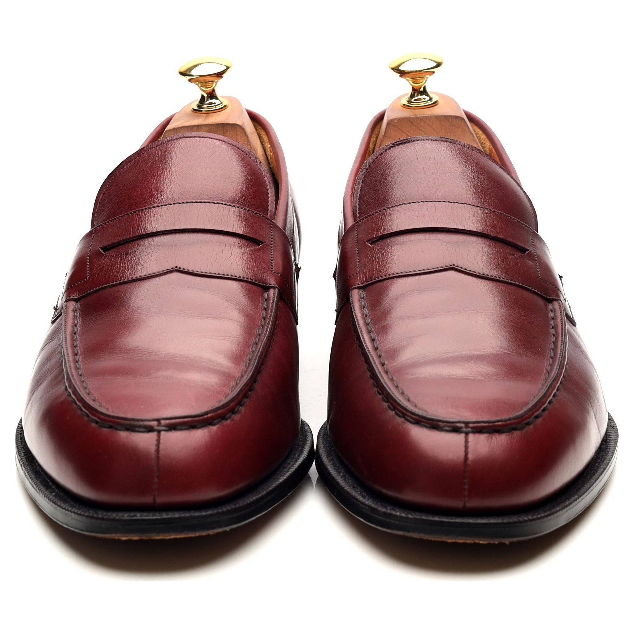 Church's Hilton mocassins cuir bordeaux UK 10,5