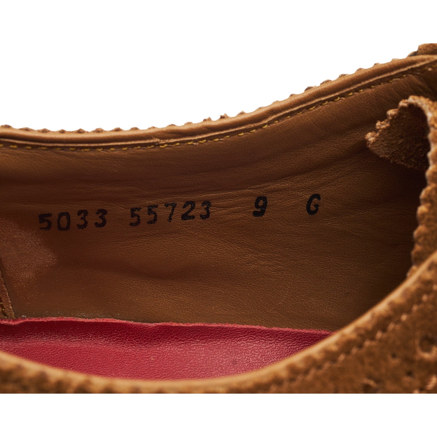 Grenson Stanley richelieu brogue daim marron 9 UK