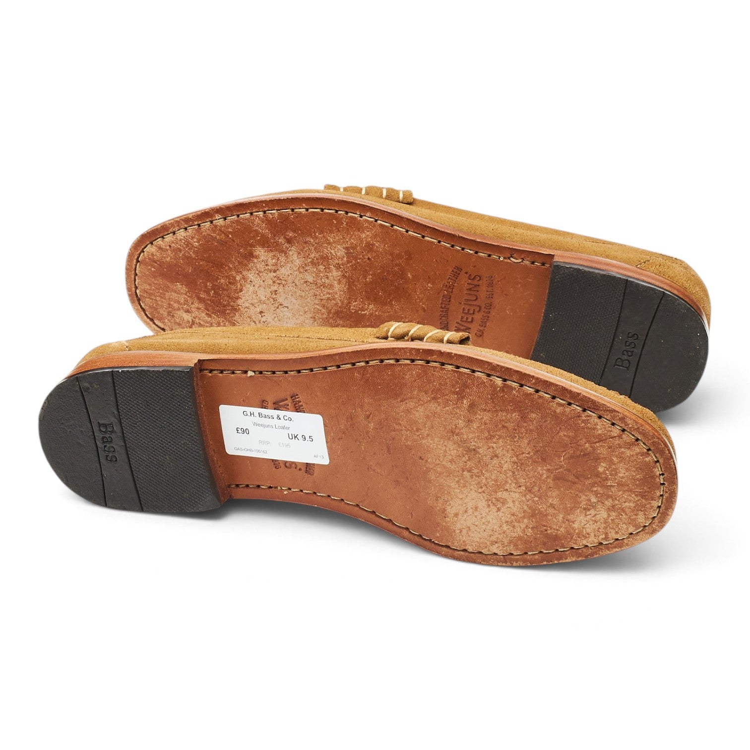 G.H. Bass Weejuns mocassin suède marron pointure UK 9,5
