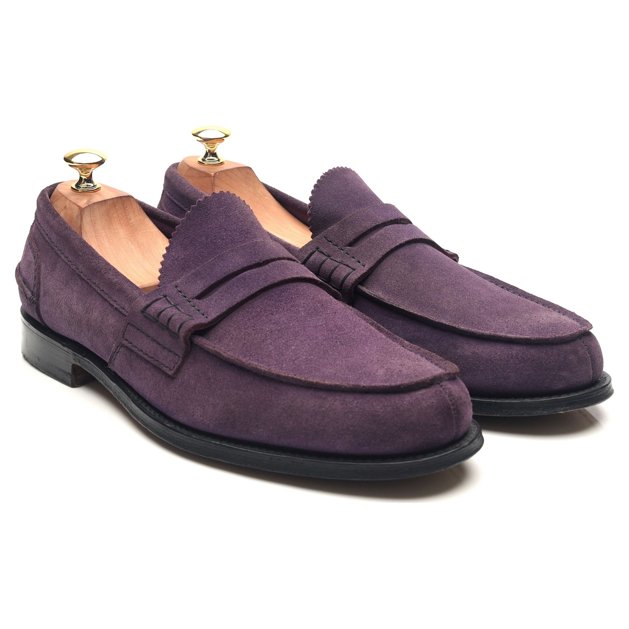 Church's Pembrey mocassins daim violet pointure UK 10