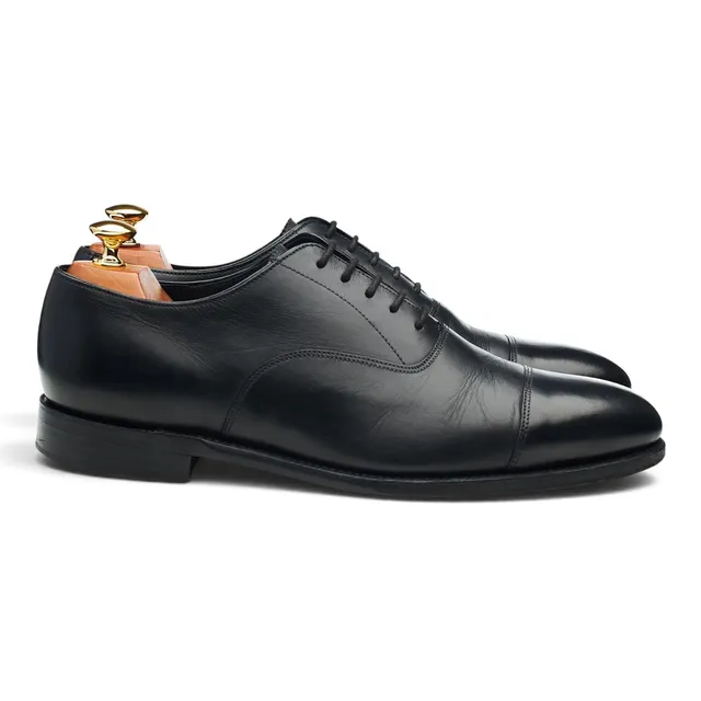 Loake 1880 Aldwych richelieu cuir noir pointure UK 9
