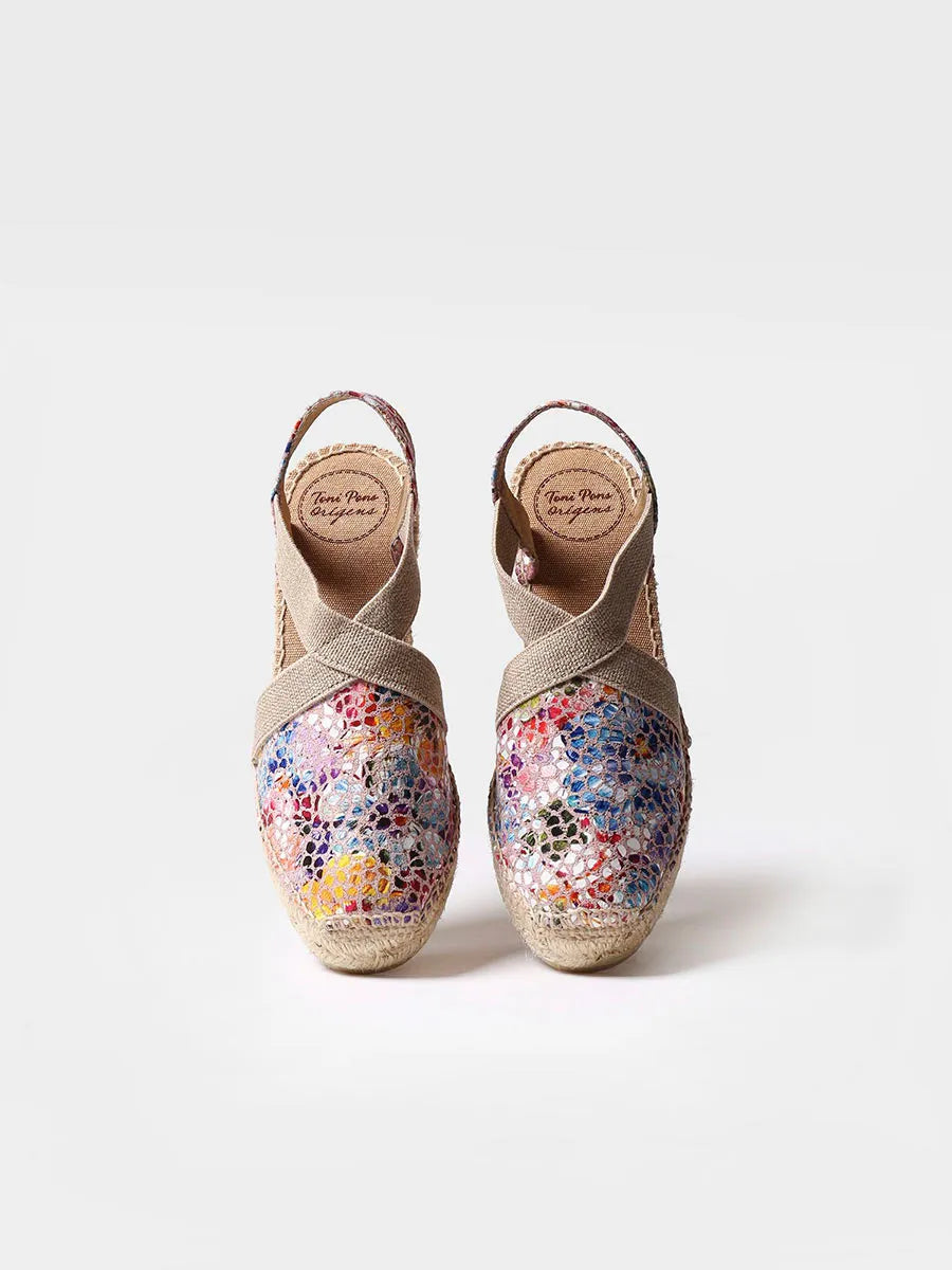 Toni Pons Telva-PM espadrilles compensées imprimé