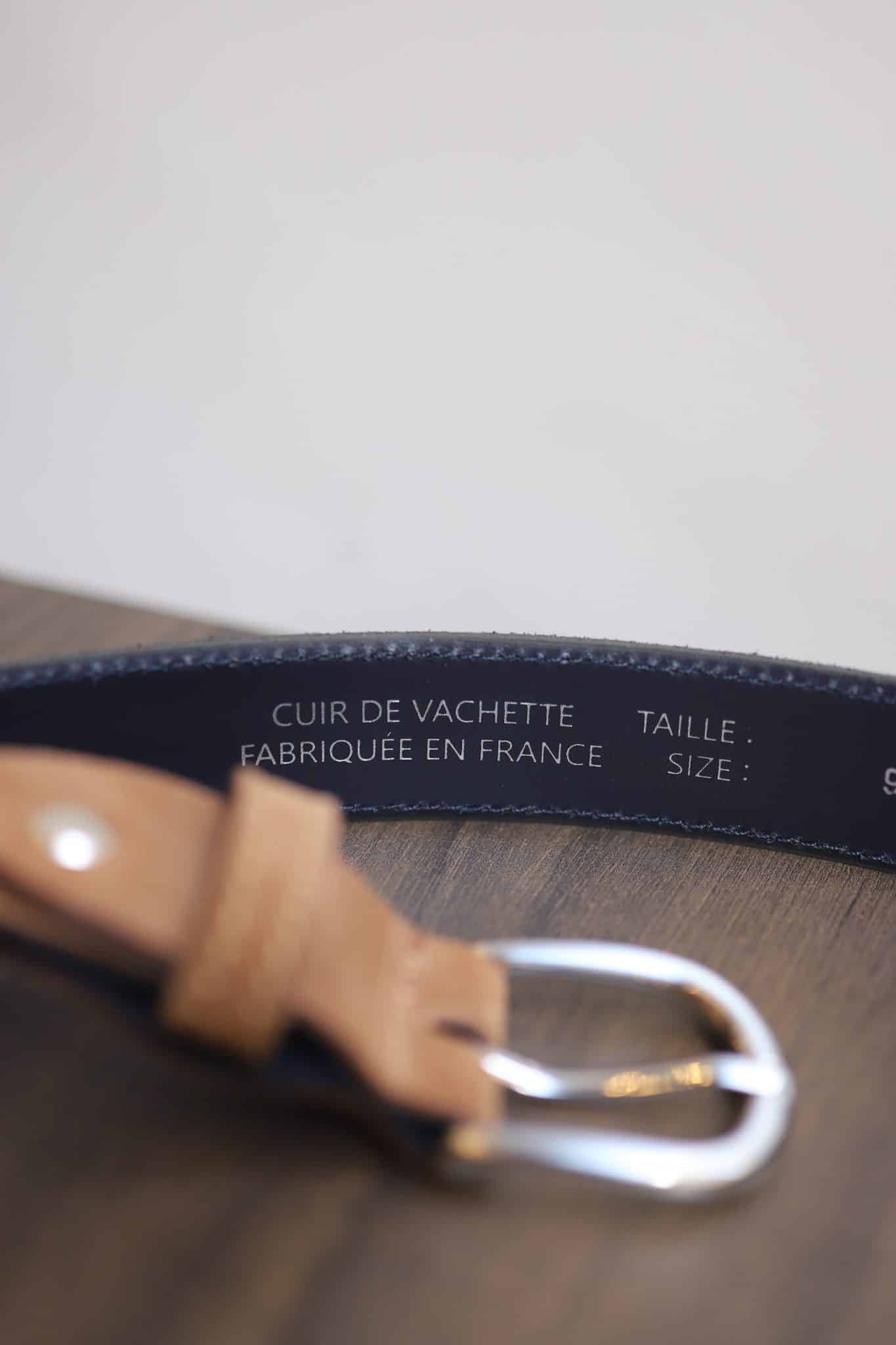 Malfroid Junot ceinture cuir 30 mm
