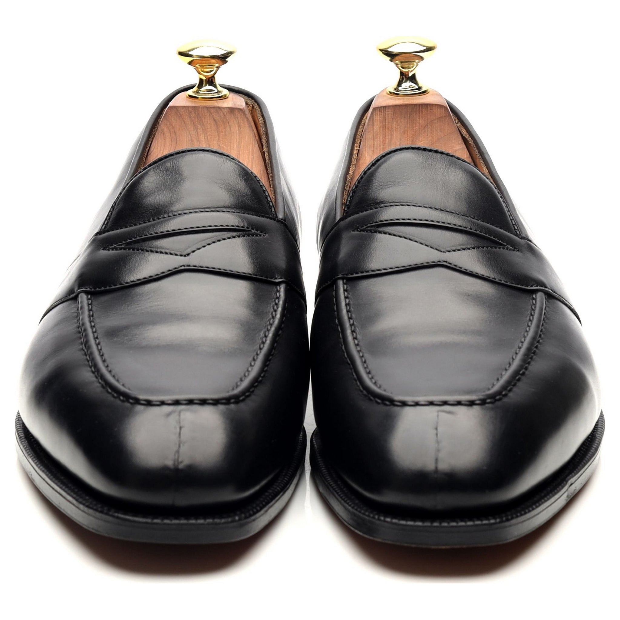 Ralph Lauren Purple Label mocassins cuir noir 7.5 UK